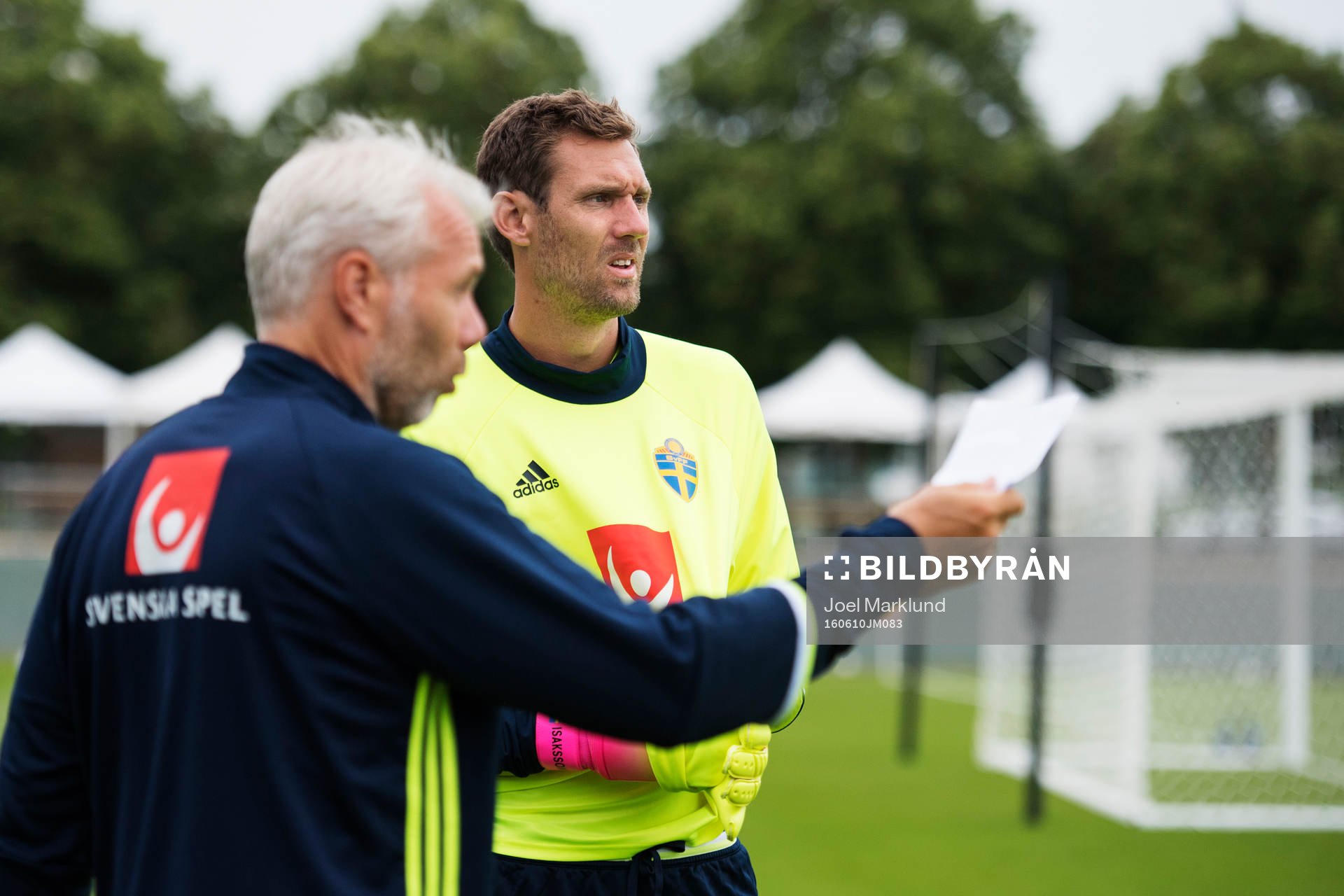 Målvaktstränare Lasse Eriksson och Andreas Isaksson