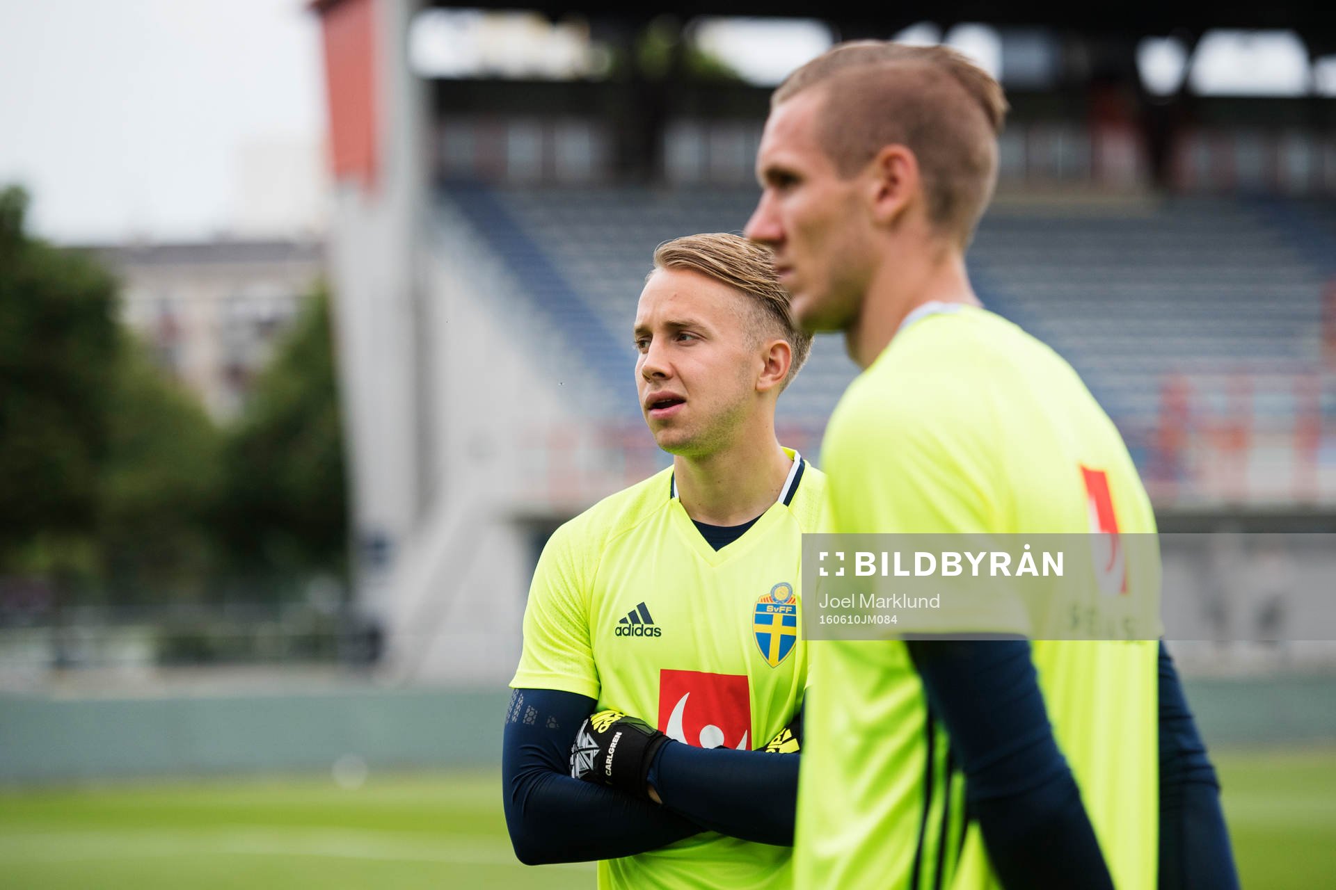 Målvakterna Patrik Carlgren och Robin Olsen