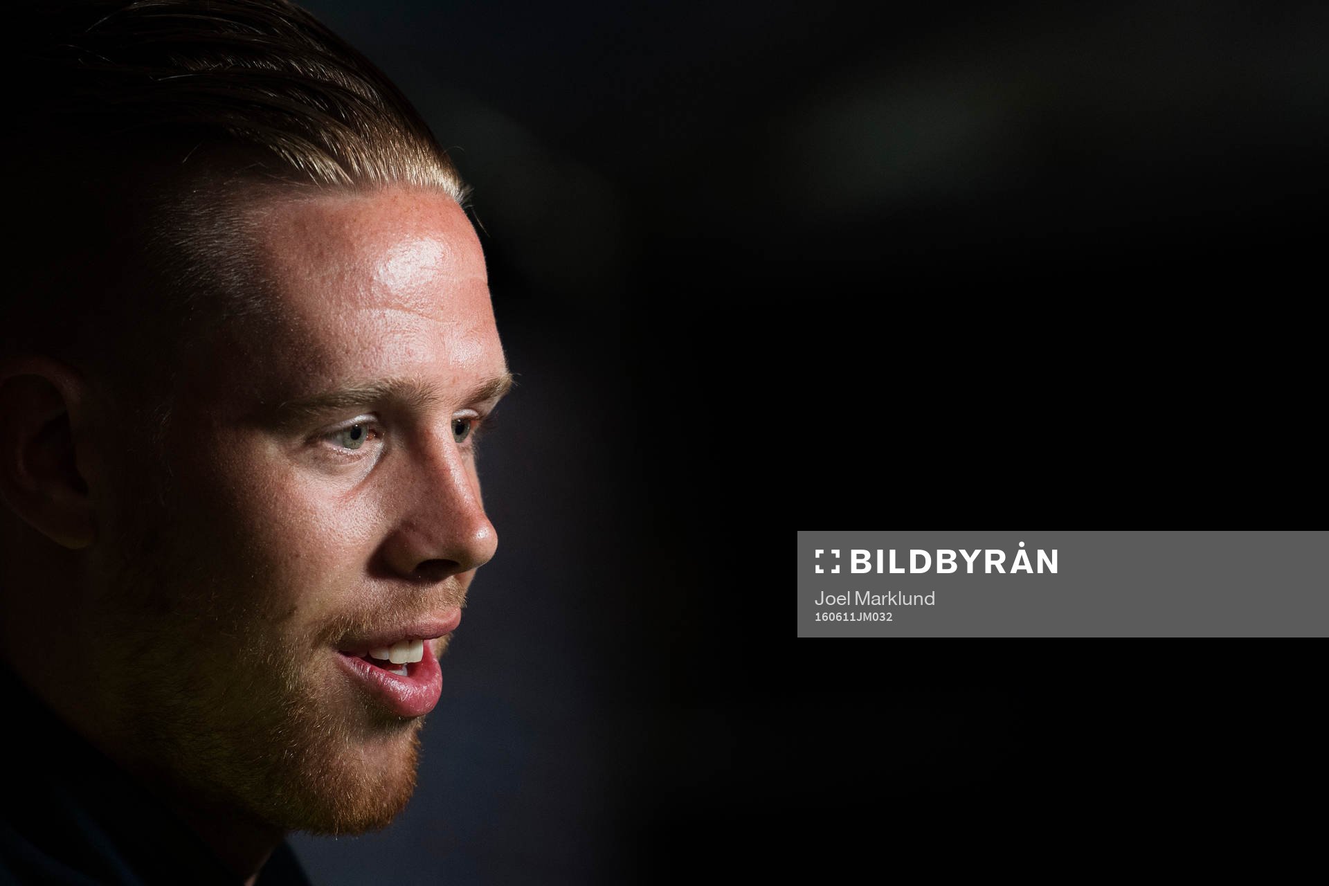 Pontus Jansson i mixed zone