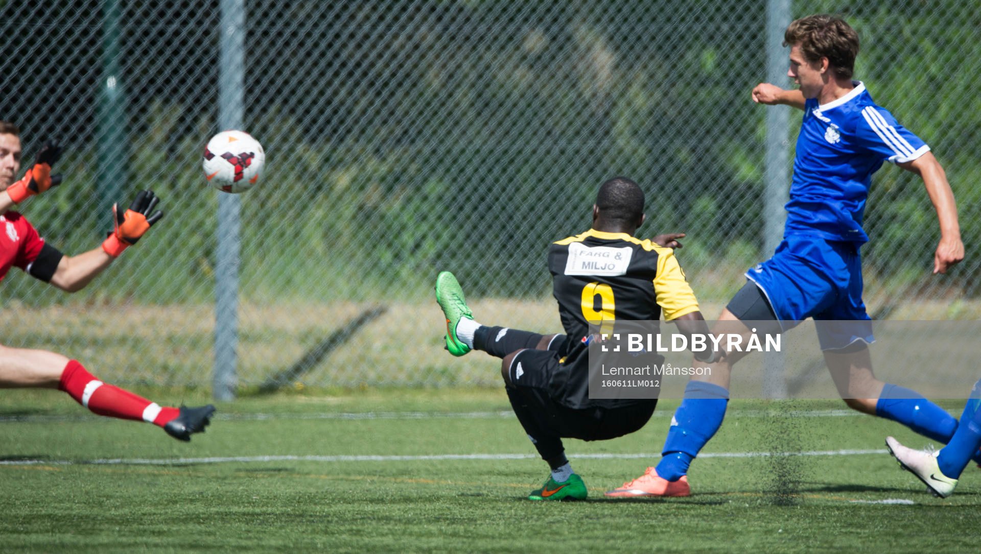 IFK Hässleholms Mike Andrew nära skjuta 0-3 i matchen i