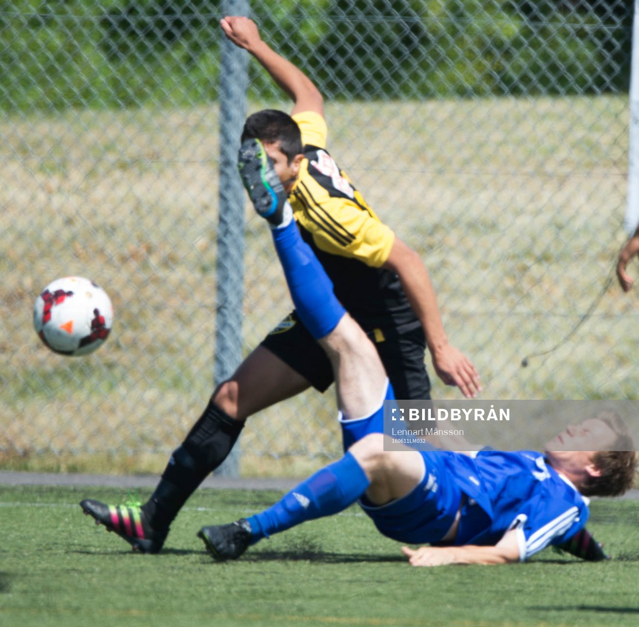 IFK Hässleholms Diego Delgado i matchen i division 2