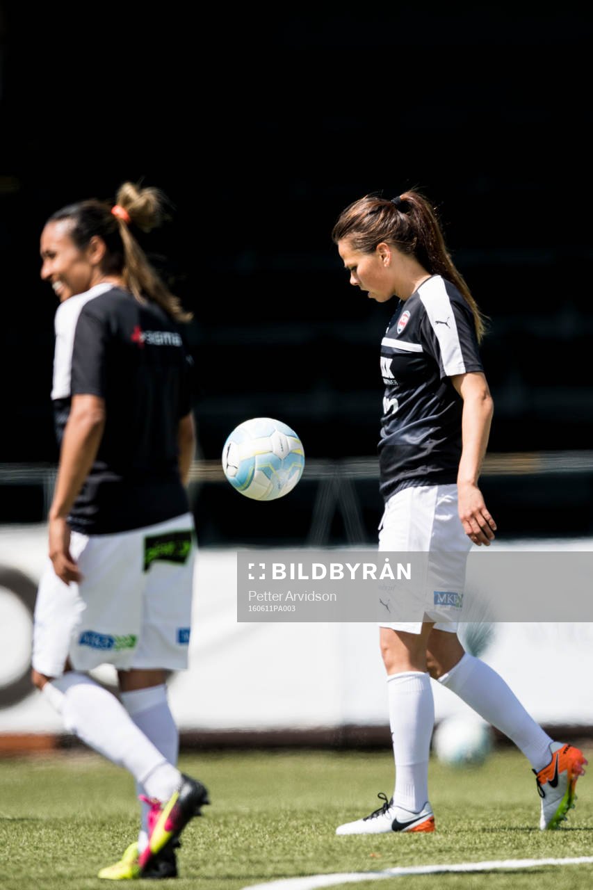 Rosengårds Marta Viera Da Silva och Sara Björk