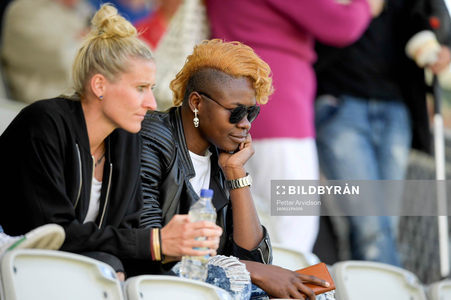 Förre Rosengårds spelaren Anja Mittag och skadade Gaëlle