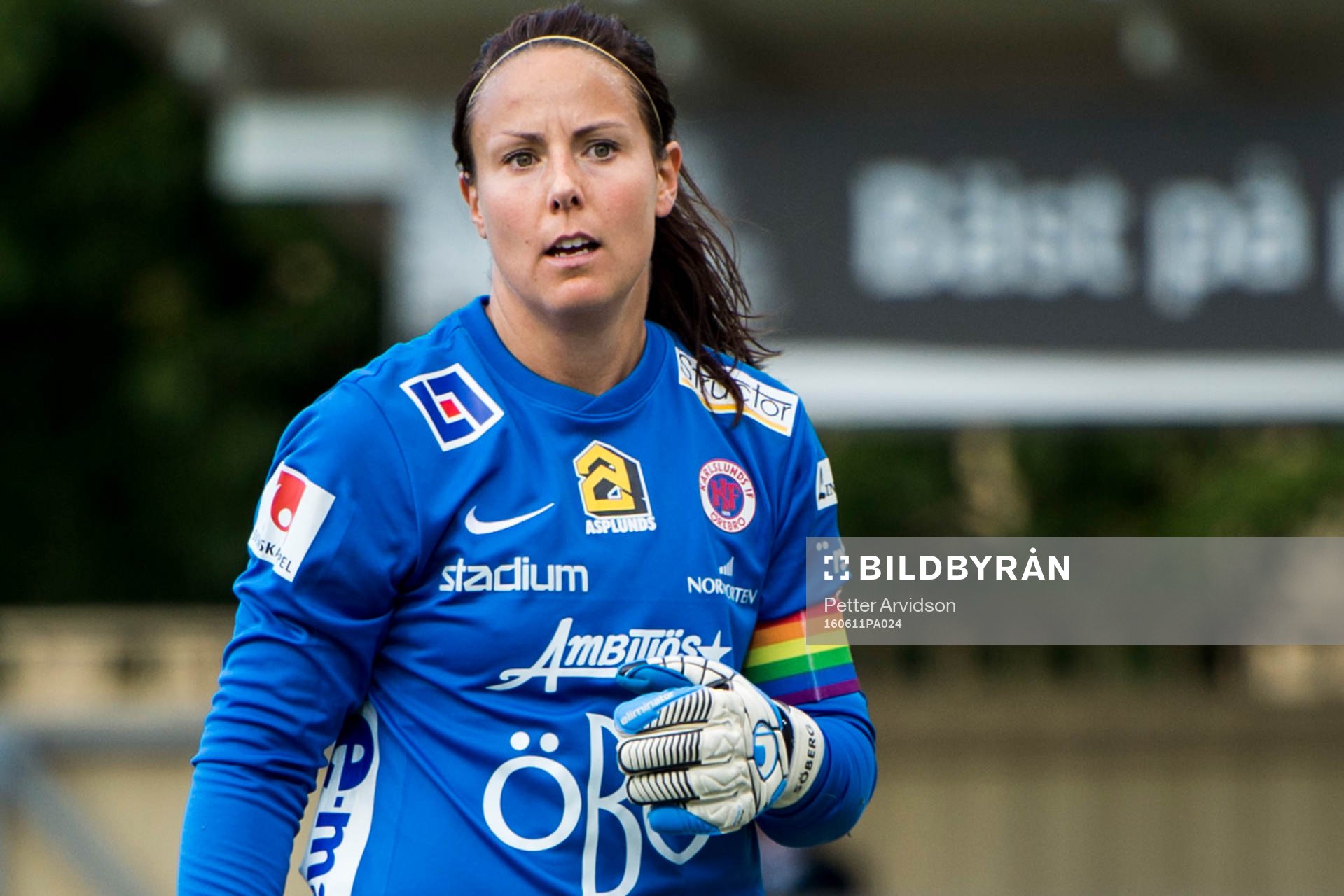 Örebros målvakt Carola Söberg