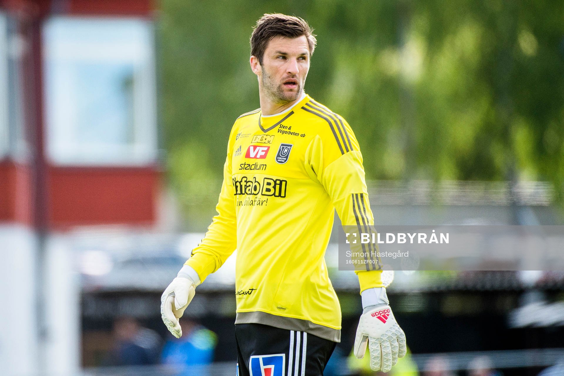 Carlstads målvakt Mirhad Abdijanovic