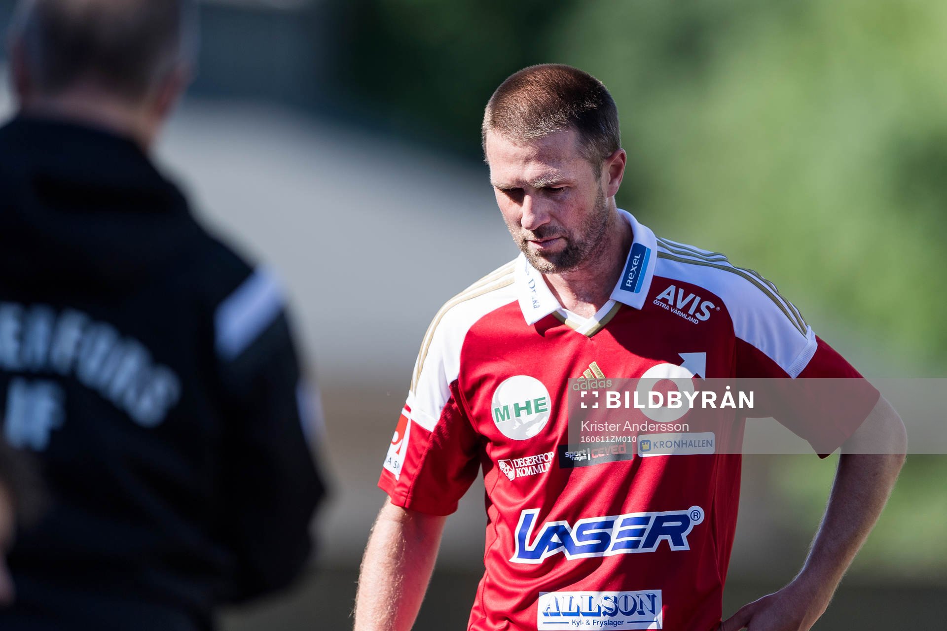 Degerfors Tobias Solberg tvingas gå ut på grund av skada