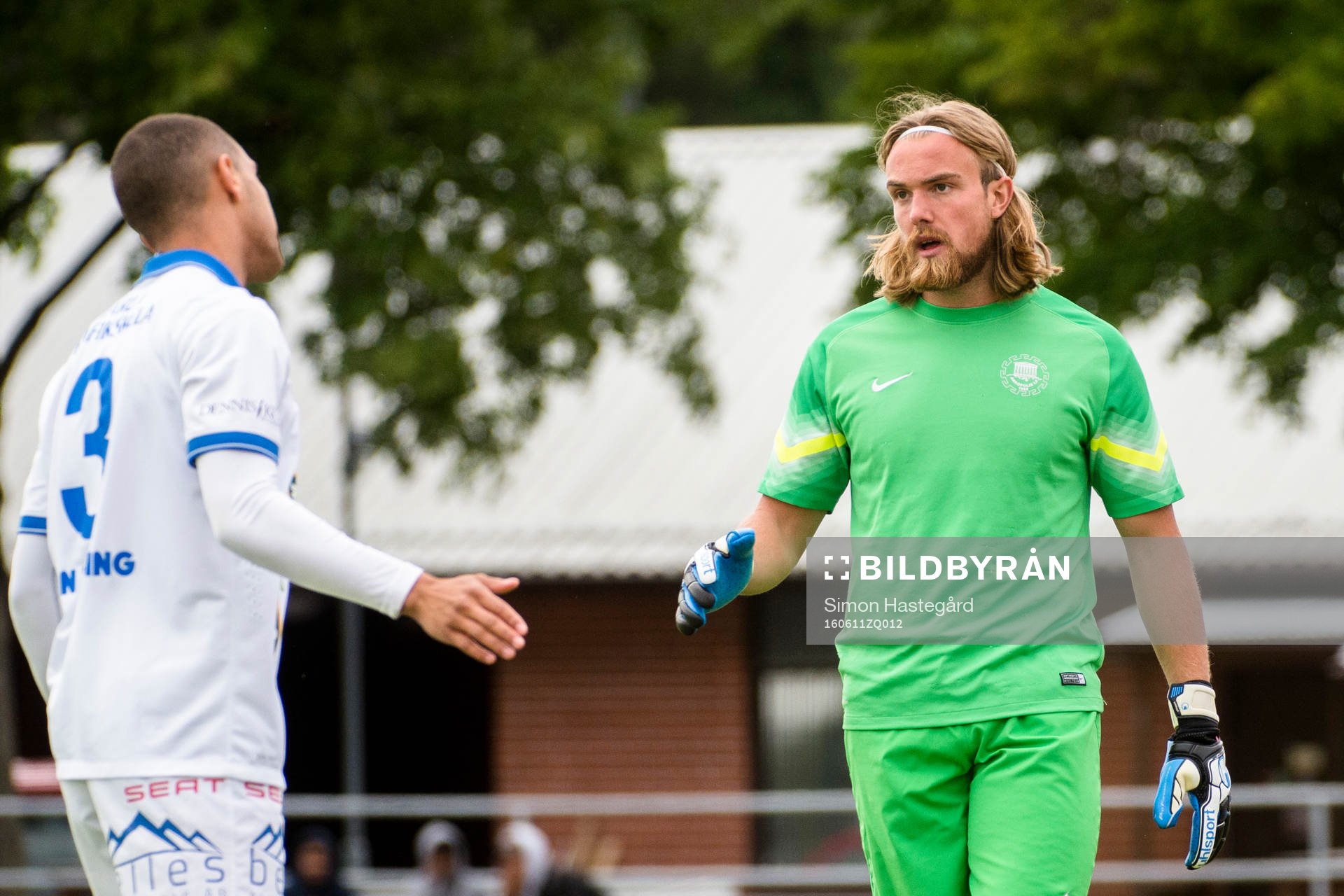 Akropolis Alex Simovski och målvakt Simon Lundgren