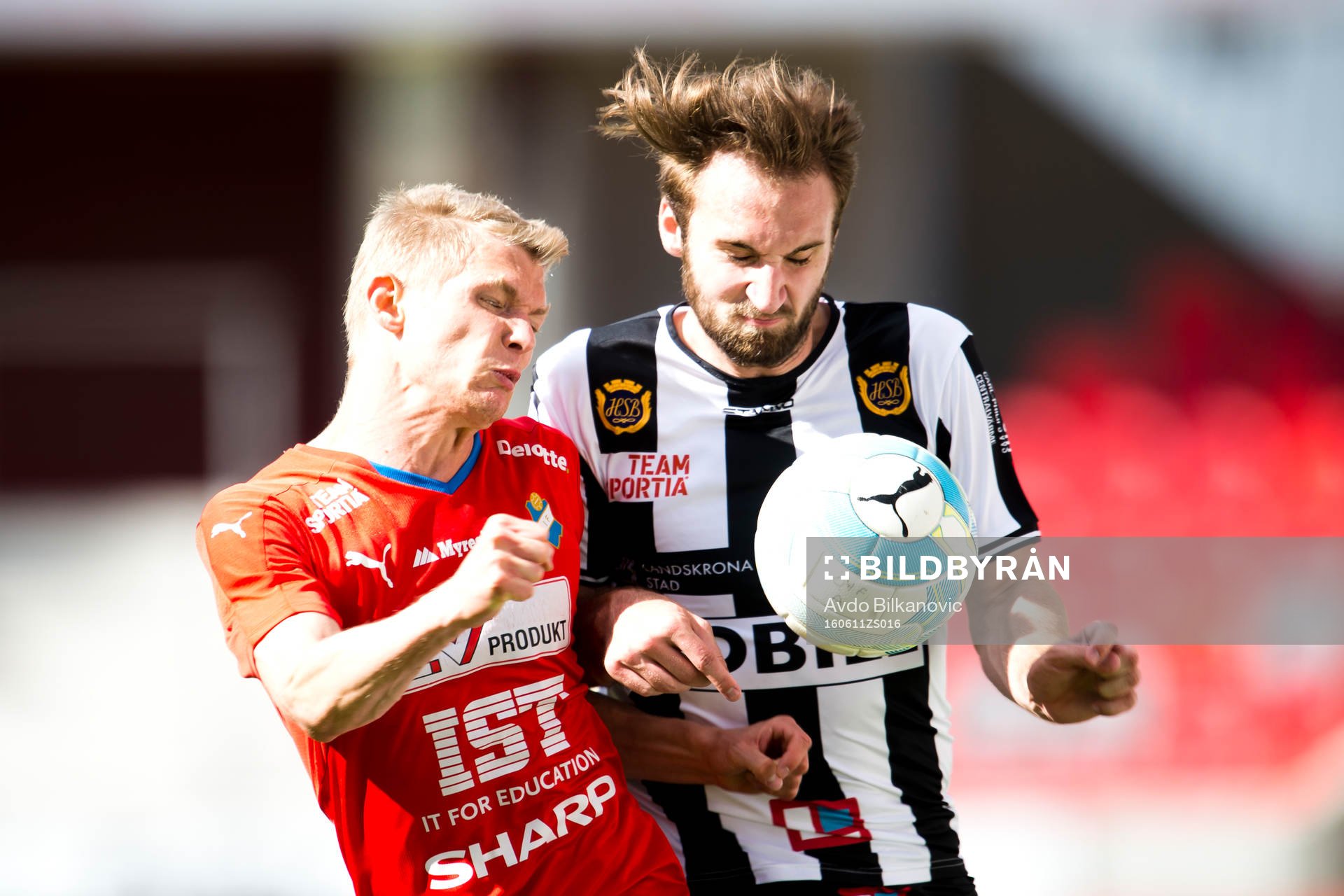 Östers Fritiof Björkén och Landskronas Oskar Sverrisson