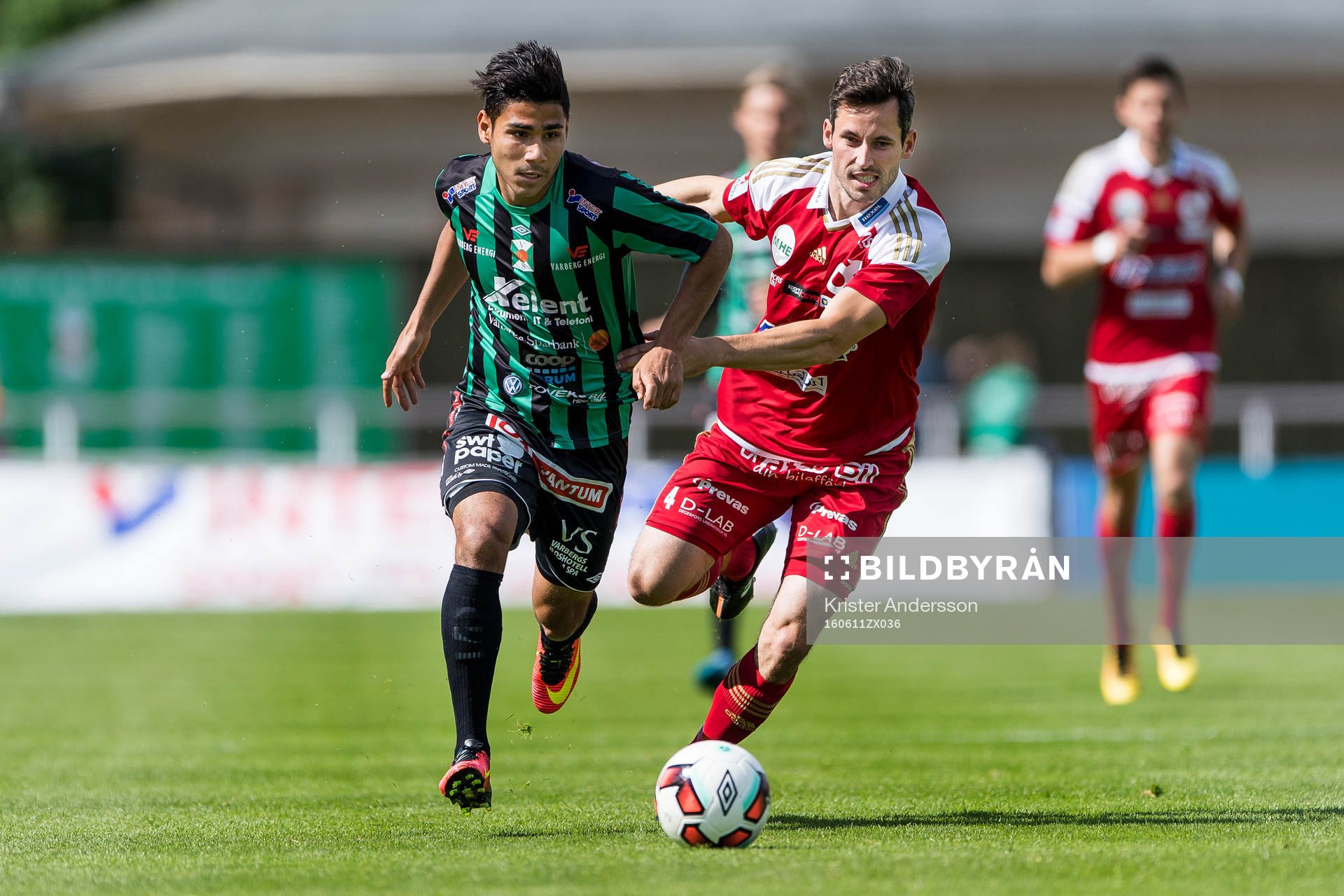Varbergs Hosam Aiesh och Degerfors Marcus De Bruin