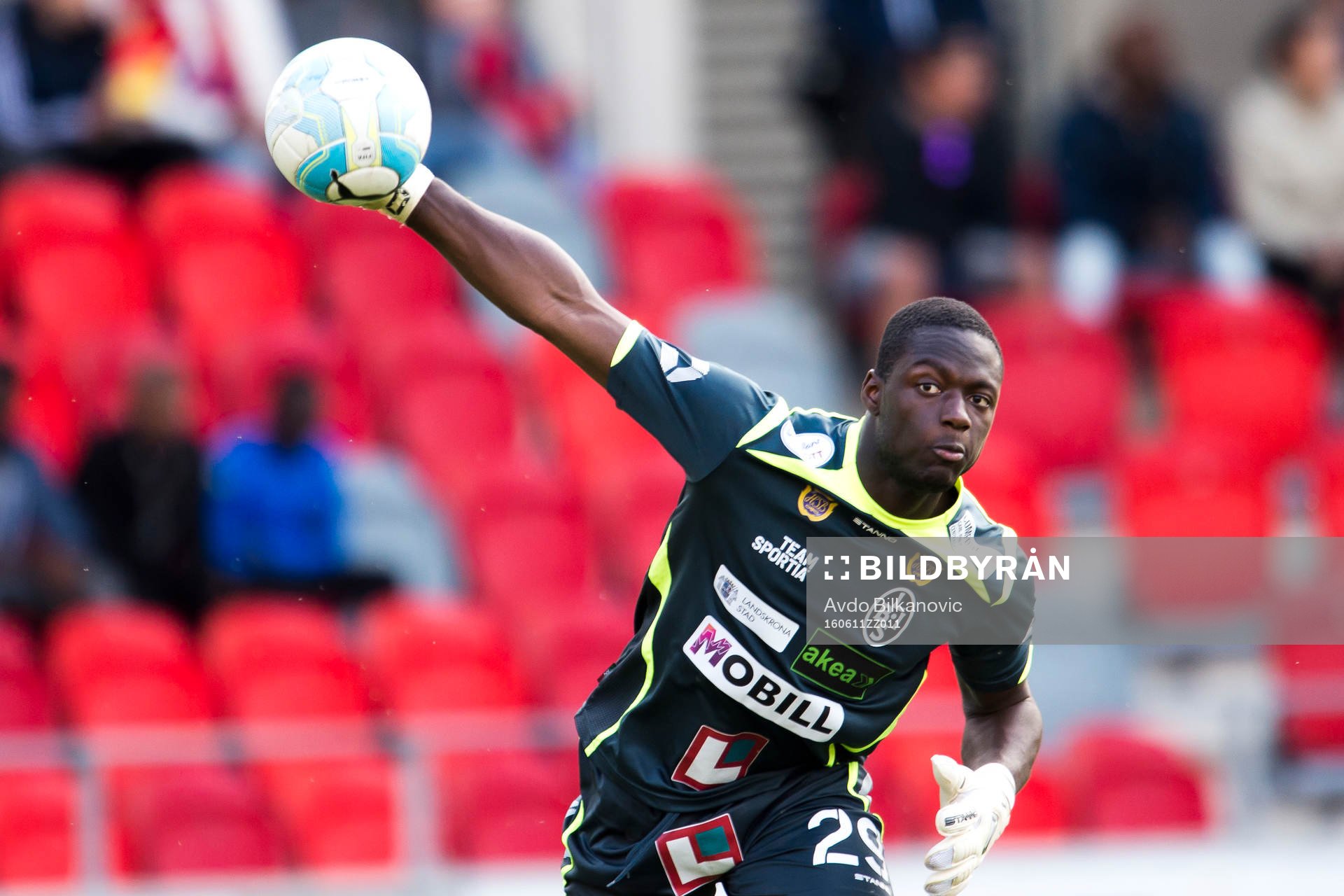 Landskronas målvakt Ismael Diawara