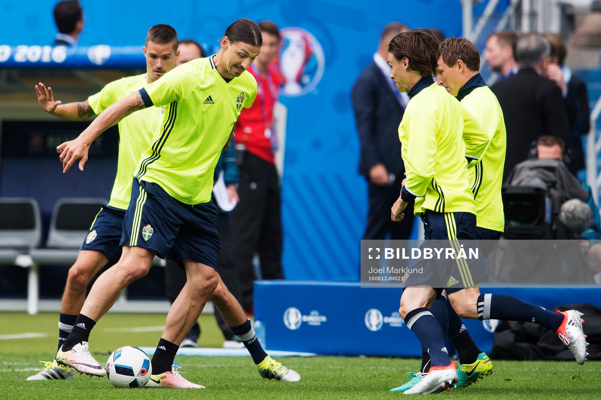 Mikael Lustig, Zlatan Ibrahimovic, Albin Ekdal och Kim