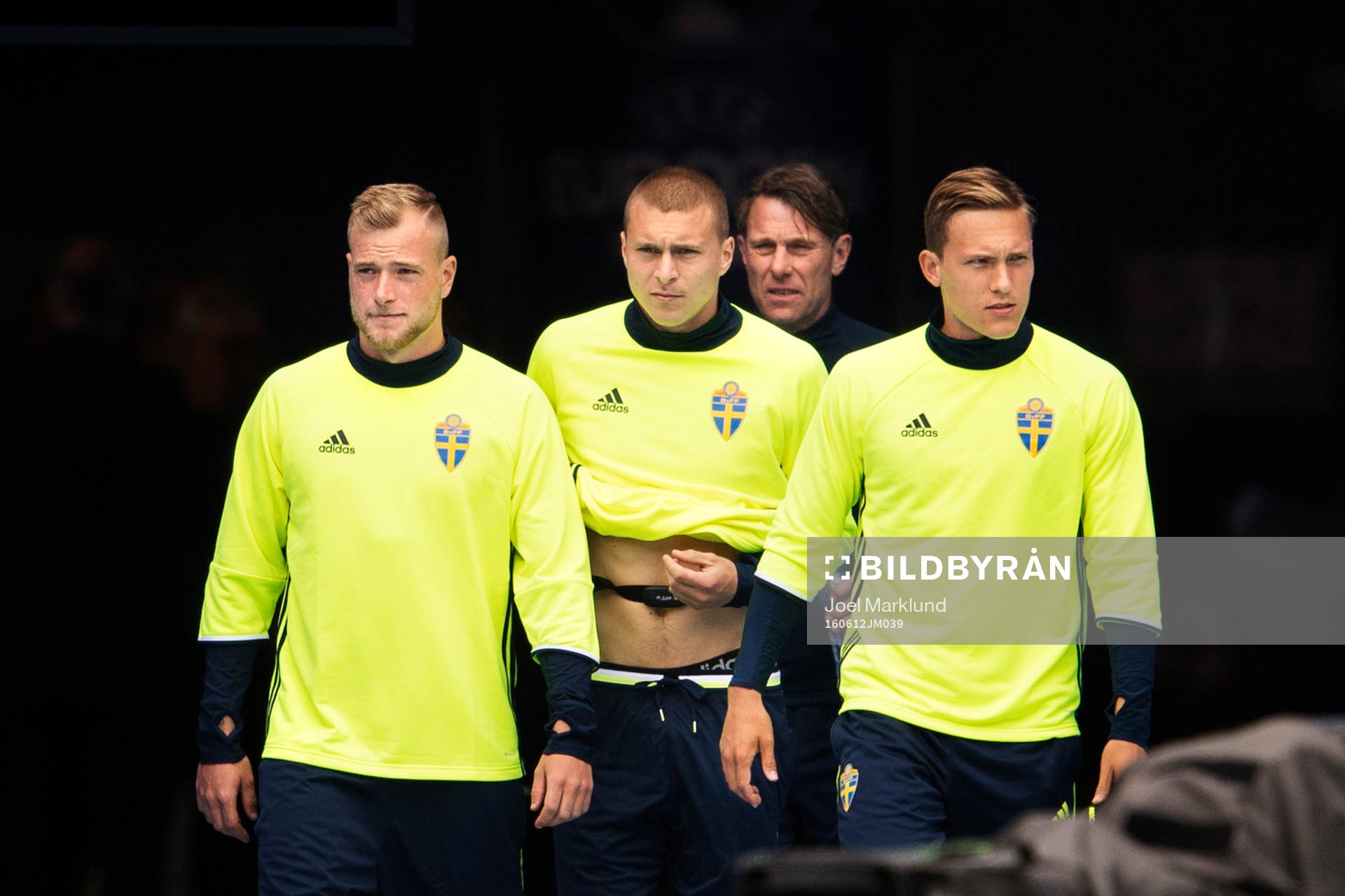 John Guidetti, Victor Nilsson Lindelöf, Håkan Ericson och