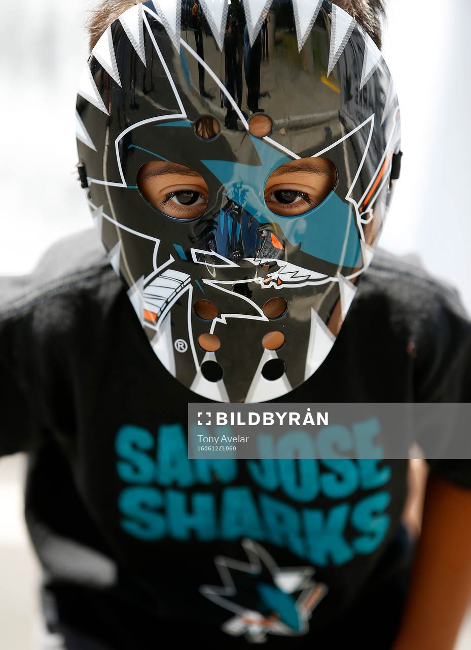 Sharks fan Zack Nelson