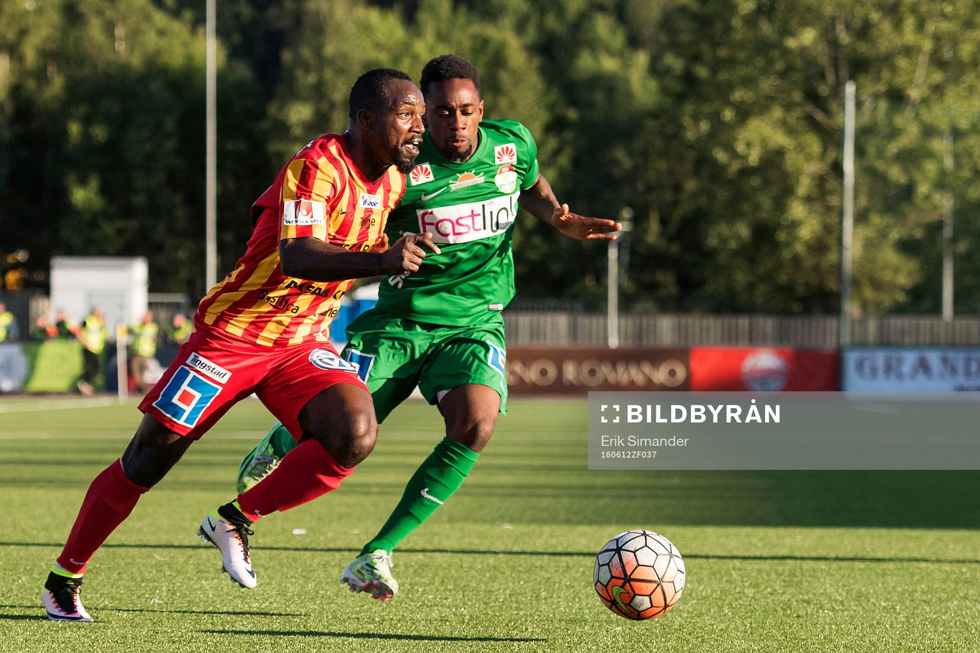 Syrianskas Success Nwousu och Dalkurds Heradi Rashidi