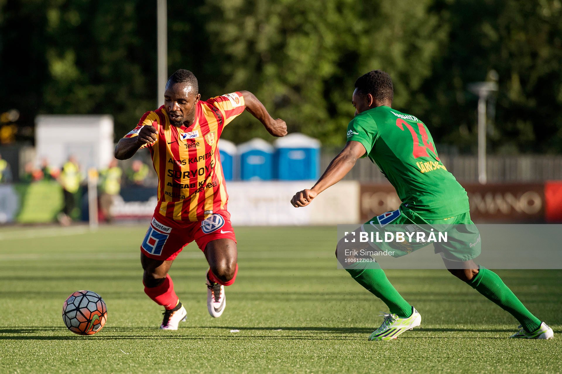 Syrianskas Success Nwousu och Dalkurds Heradi Rashidi