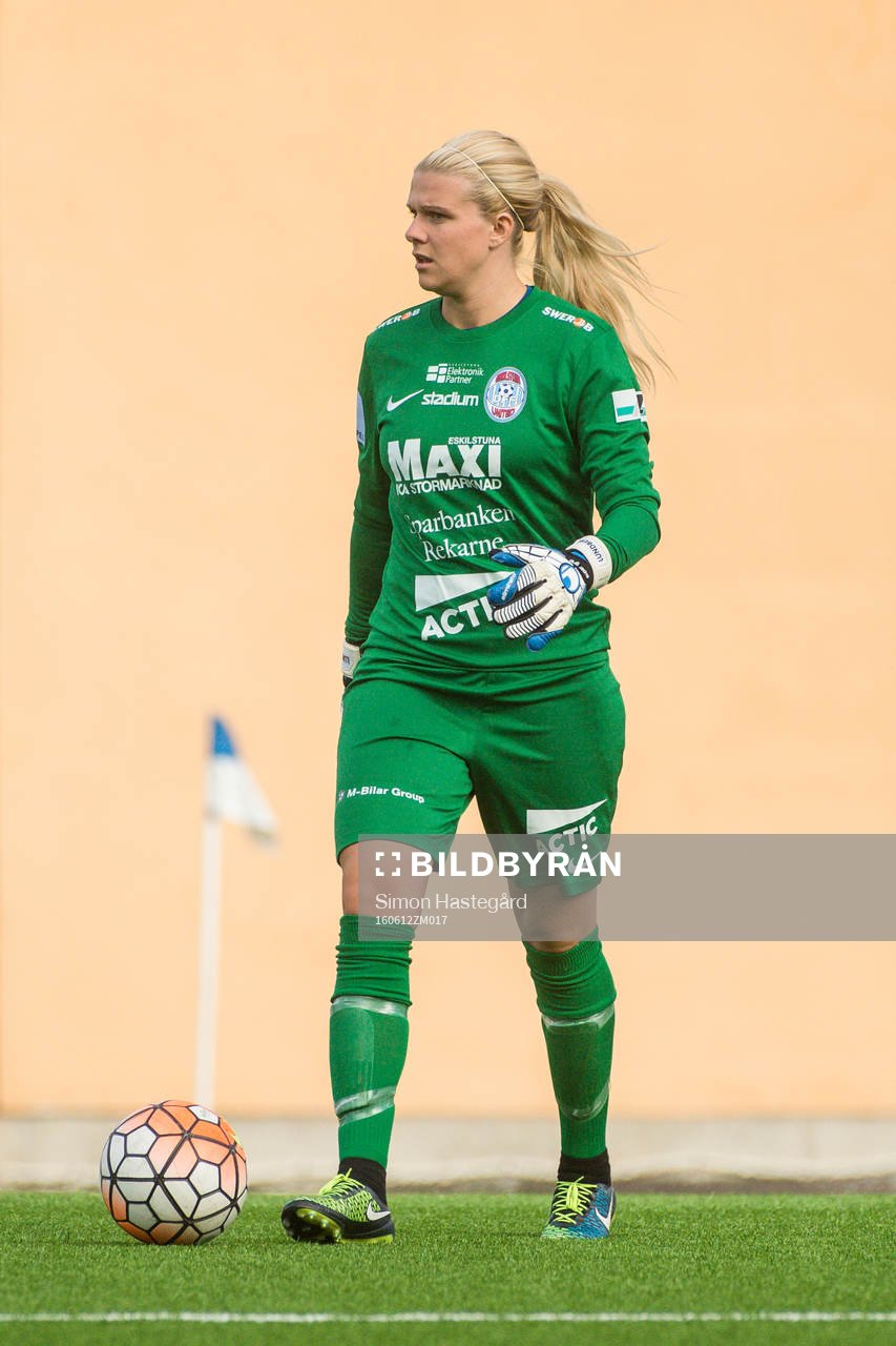Eskilstunas målvakt Emelie Lundberg