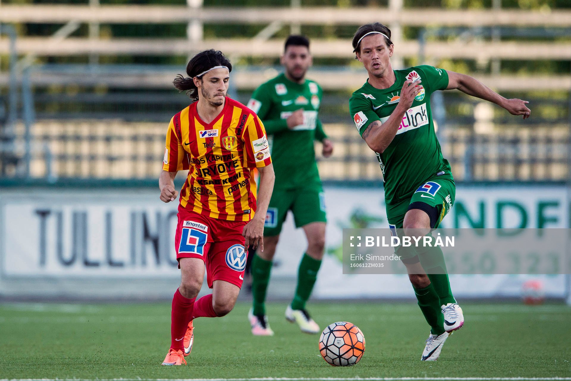 Syrianskas Stefan Ilic och Dalkurds Dusan Djuric