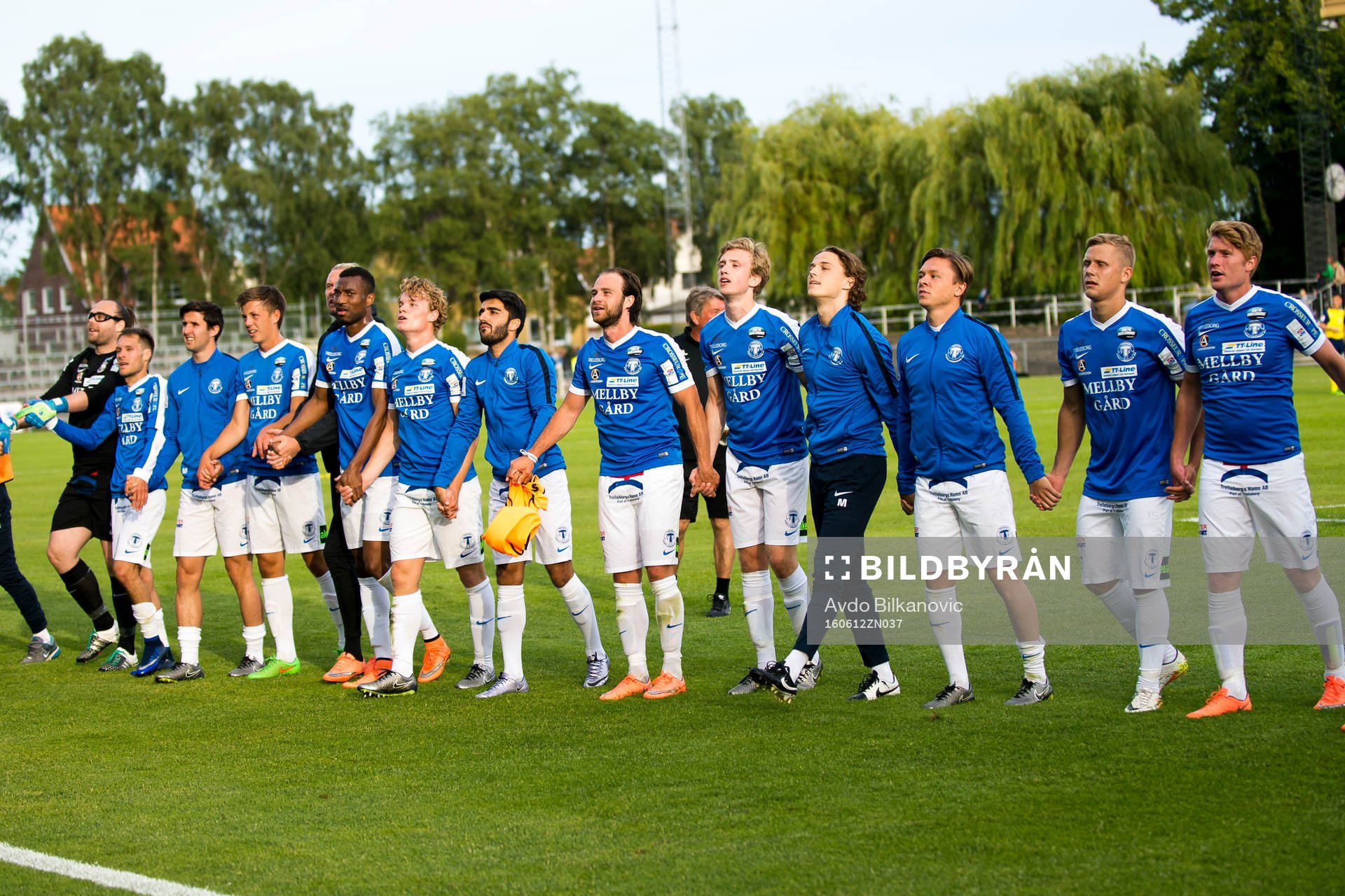 Trelleborgs spelare tackar
