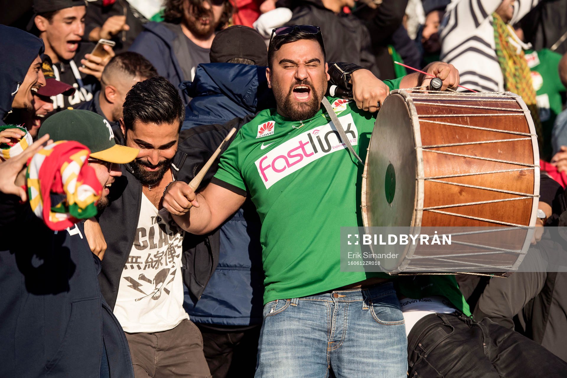 Dalkurds fans jublar