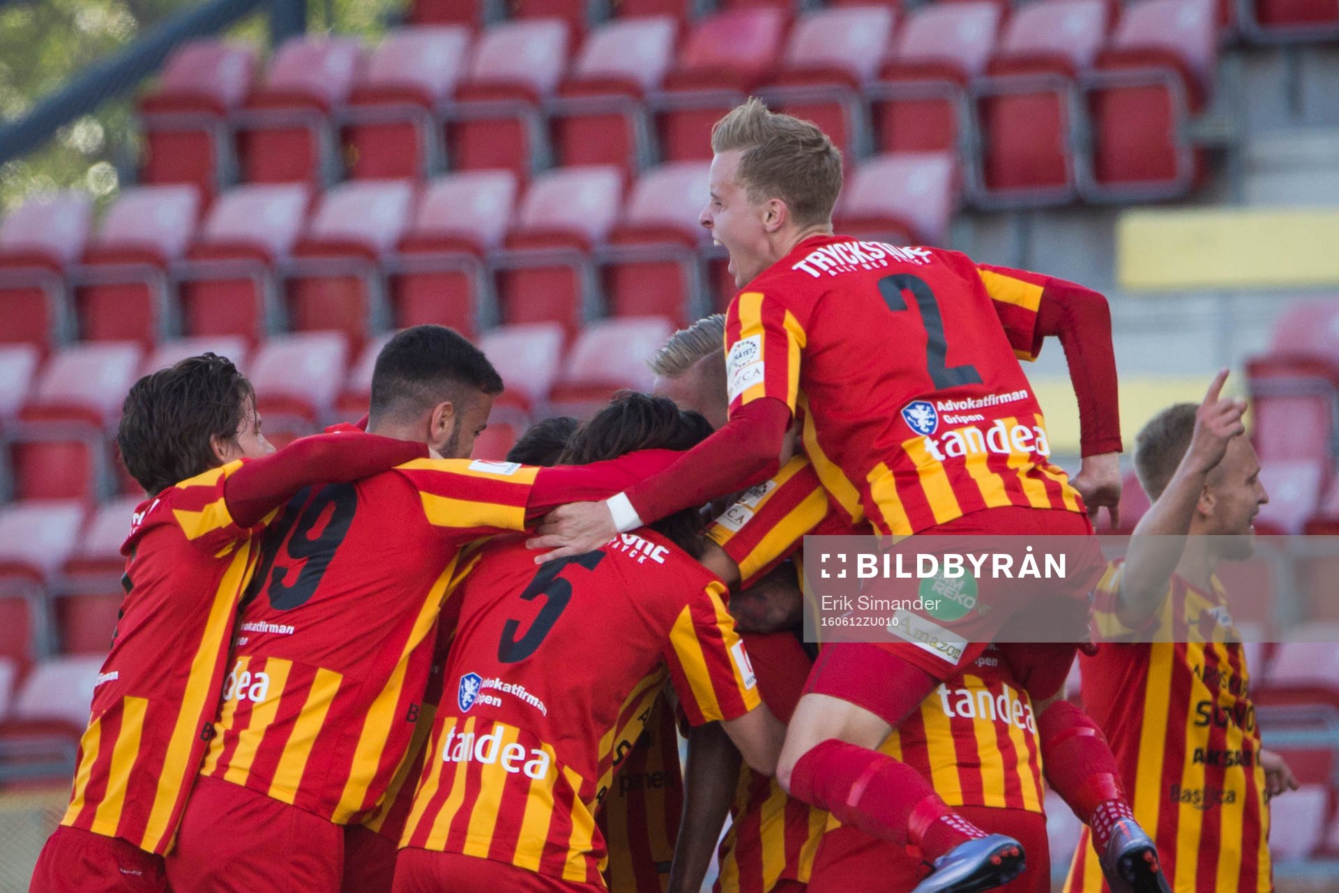 Syrianskas spelare jublar
