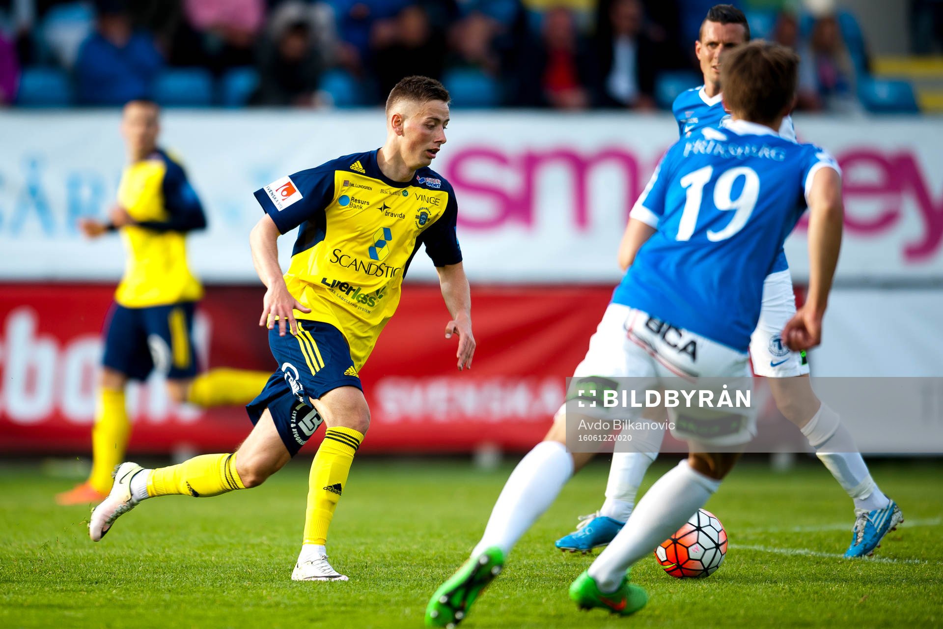  Ängelholms Peter Petrovic under Superettan match mellan Trelleborg och Ängelholm den 12 juni 2016 i Trelleborg.