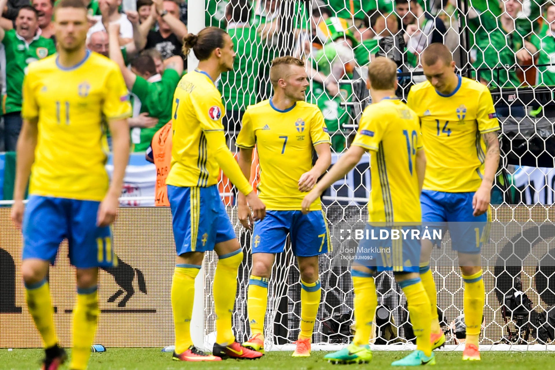 Sveriges Erik Johansson, Sebastian Larsson, Oscar Lewicki