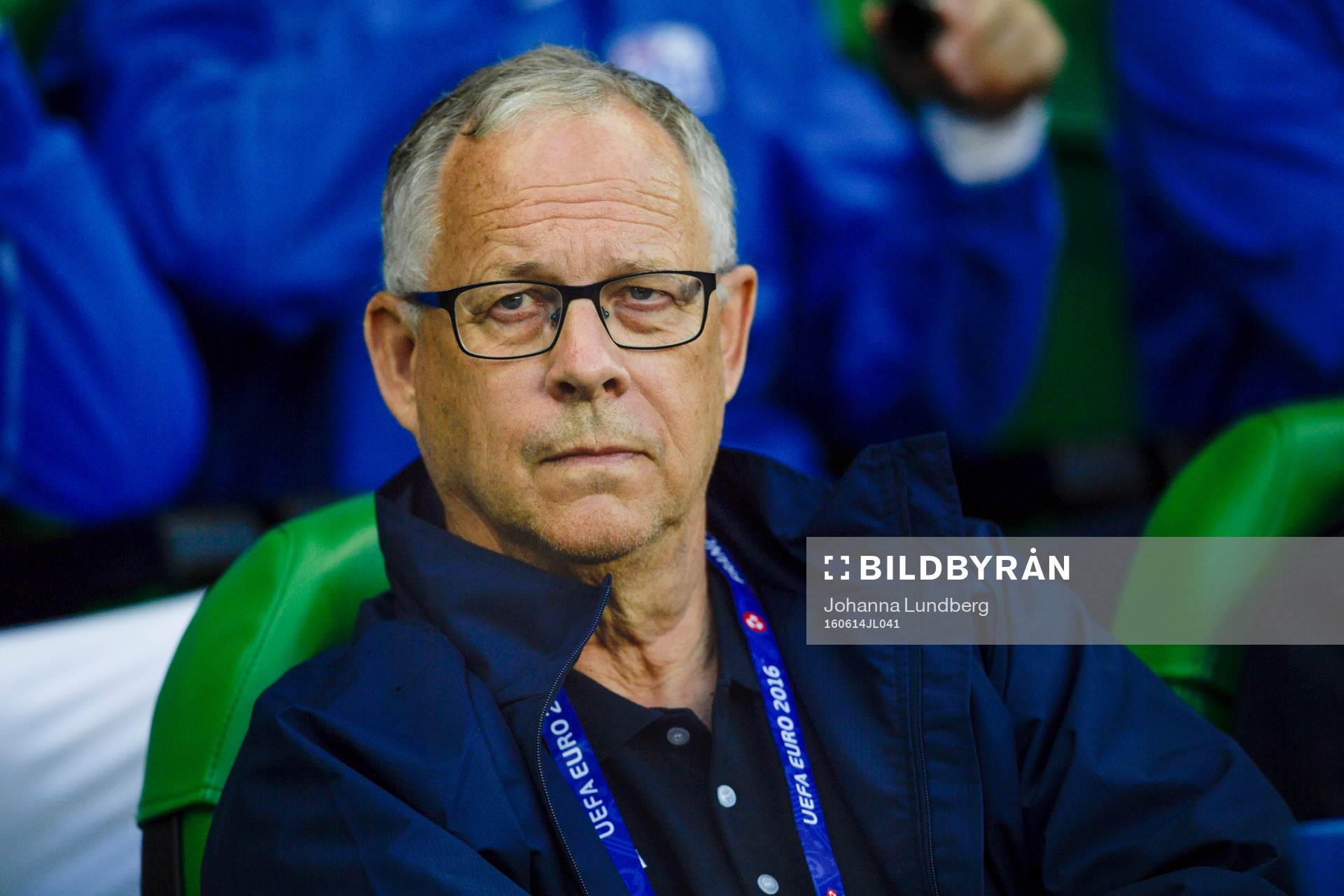 Islands förbundskapten Lars Lagerbäck före