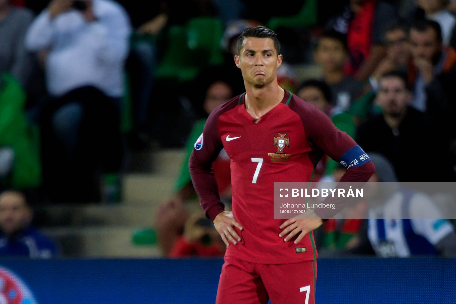 Portugals Cristiano Ronaldo deppar