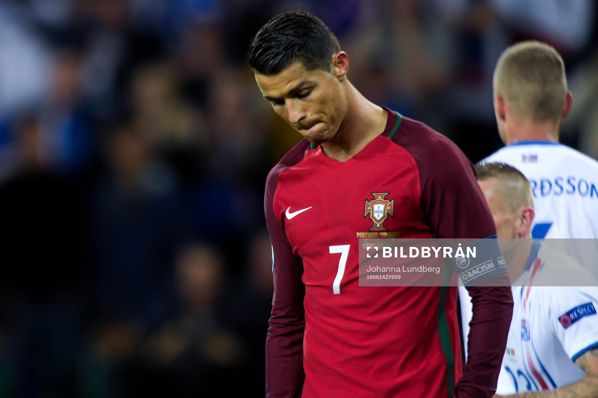 Portugals Cristiano Ronaldo deppar
