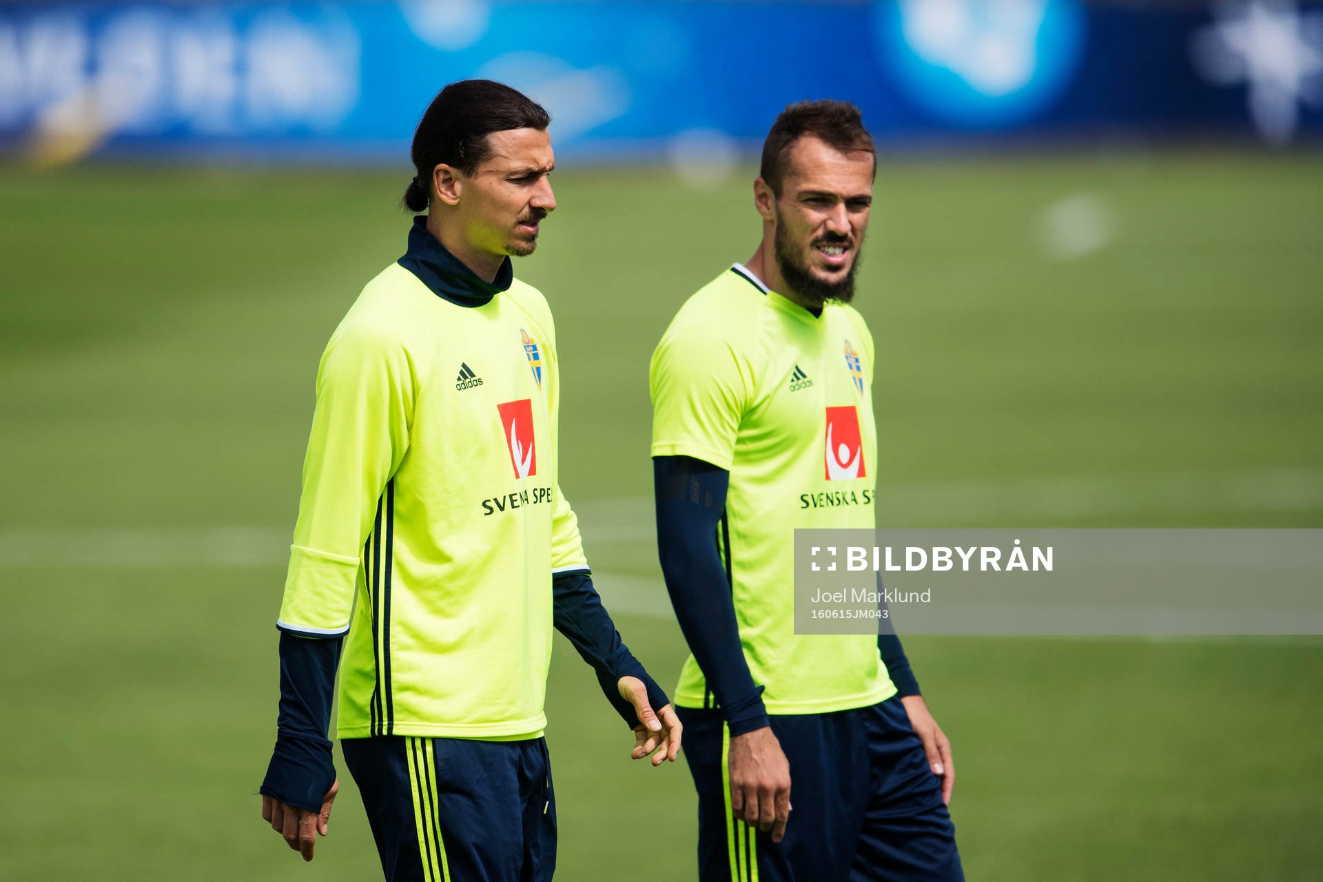 Zlatan Ibrahimovic och Emir Kujovic på Sveriges