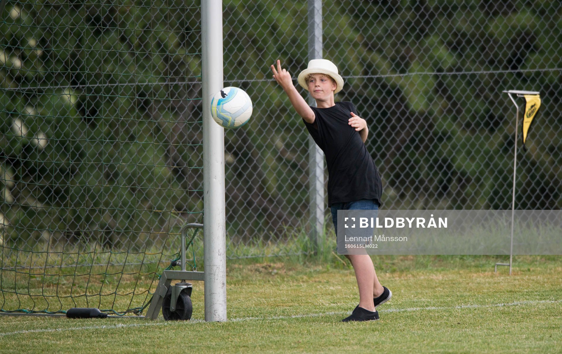 Bollkalle i matchen i DM mellan Tågarp och IFK Hässleholm