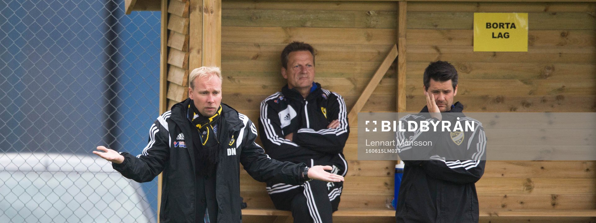 IFK Hässleholms tränare Daniel Nilsson och Fredrik