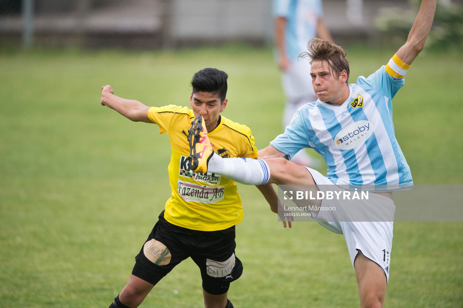 Hög spark i matchen i DM mellan Tågarp och IFK
