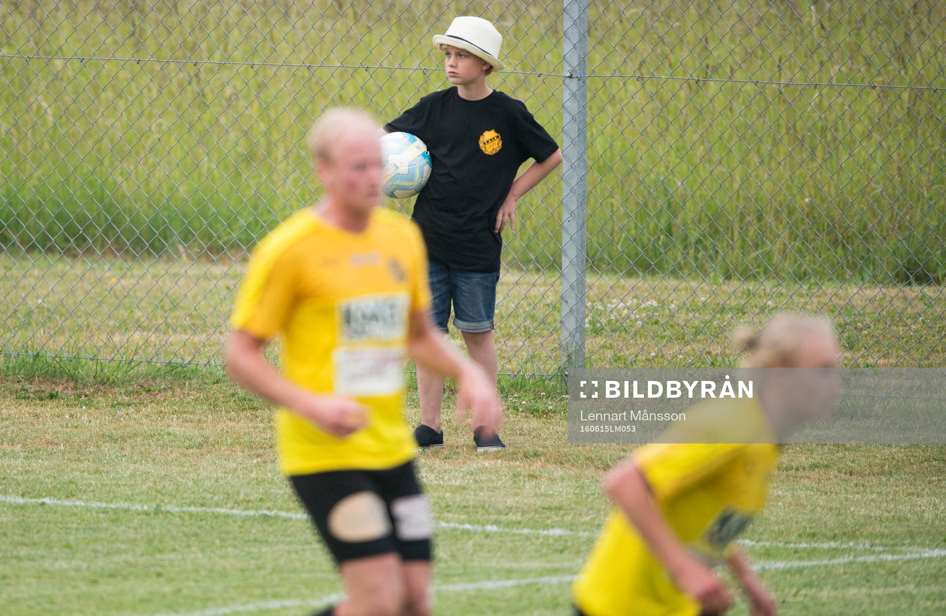 Bollkalle  i matchen i DM mellan Tågarp och IFK