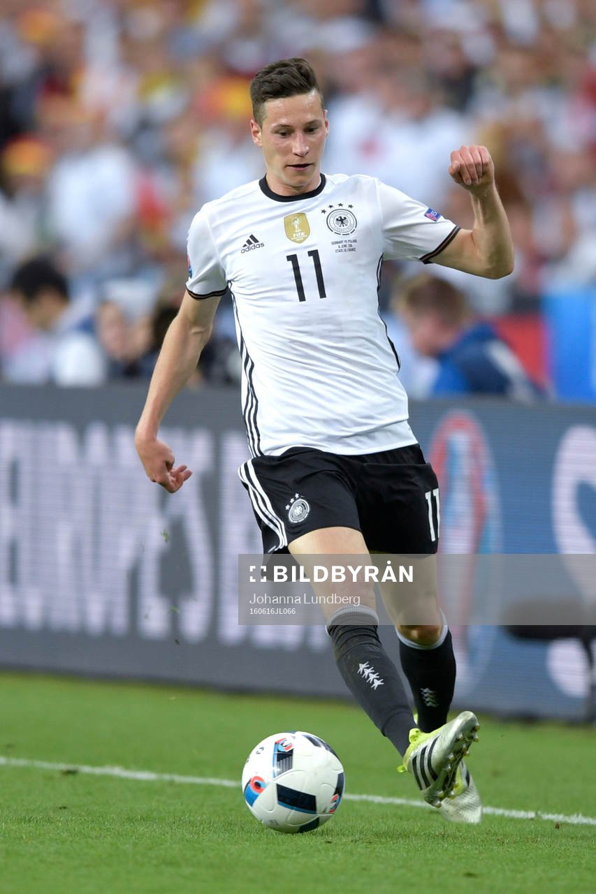 Tysklands Julian Draxler i fotbollsmatchen mellan Tyskland