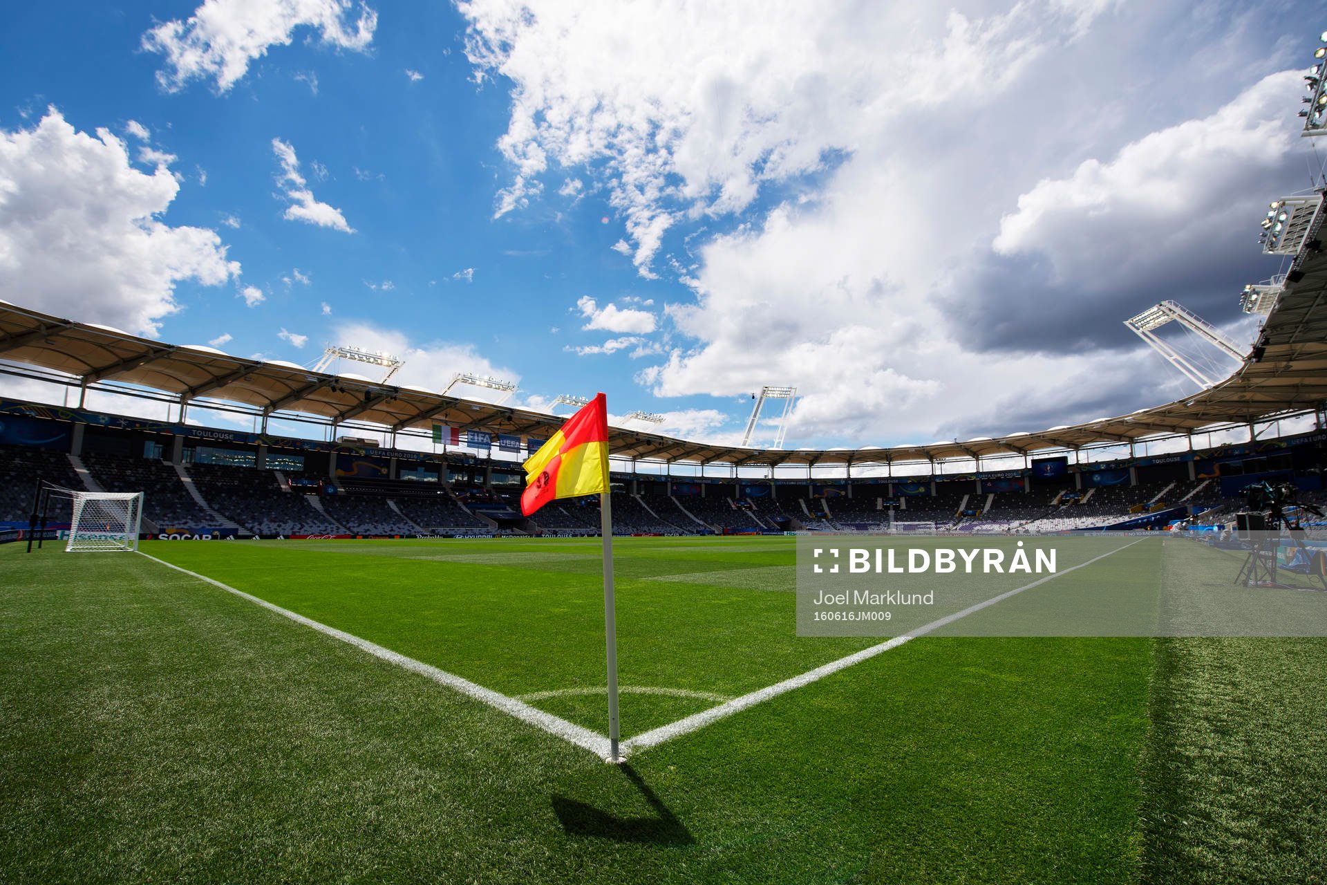 Hörnflagga på Stadium de Toulouse