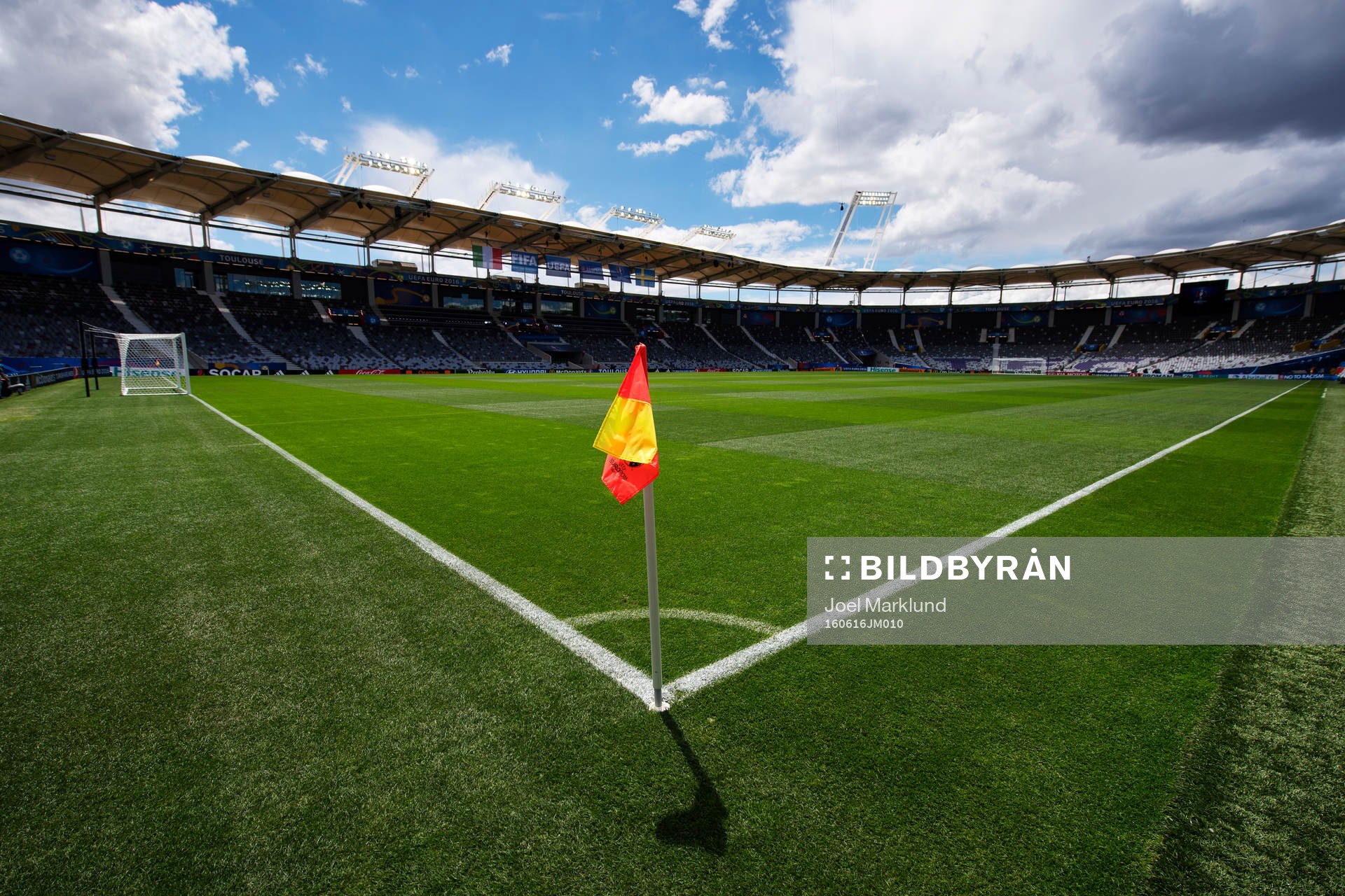 Hörnflagga på Stadium de Toulouse
