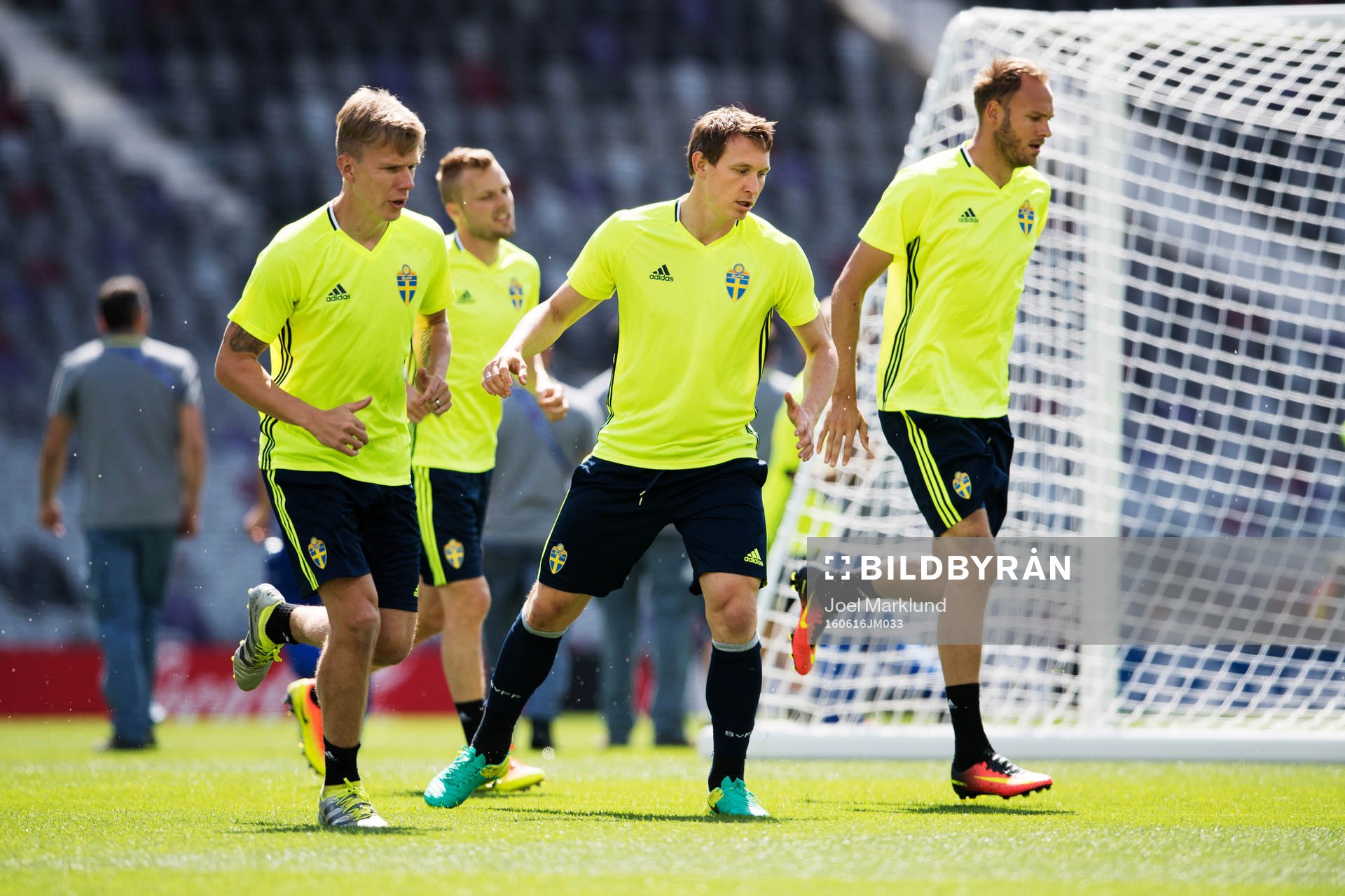 Pontus Wernbloom, Sebastian Larsson, Kim Källström och