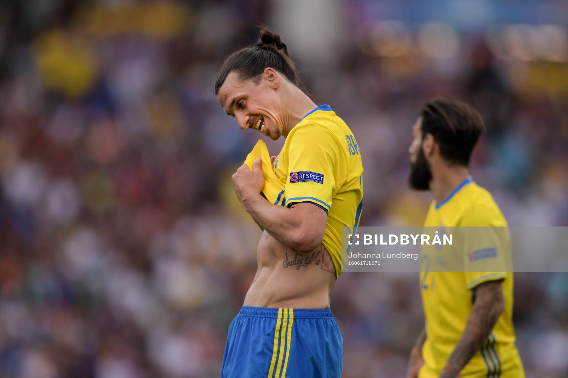 Sveriges Zlatan Ibrahimovic deppar