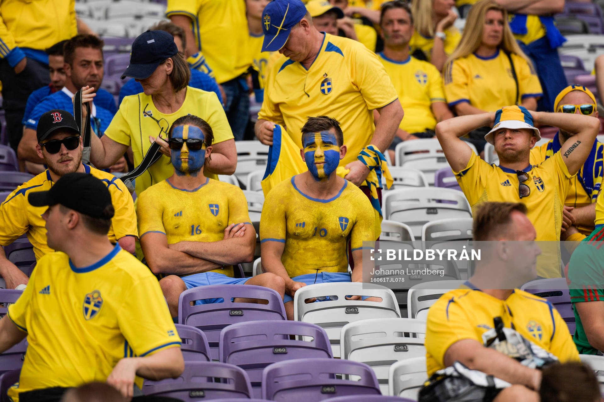 Svenska supportrar deppar