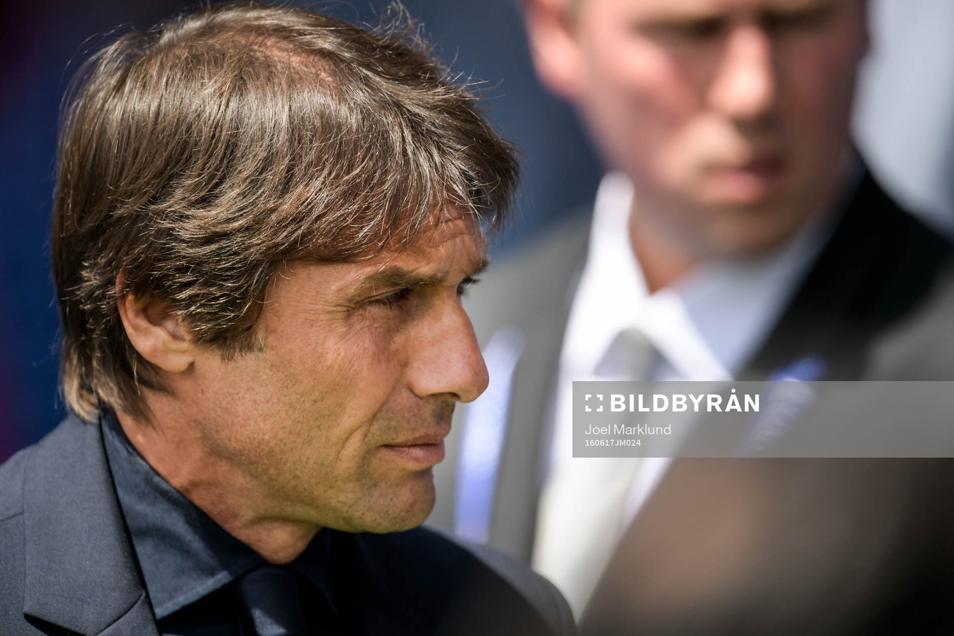 Italiens förbundskapten Antonio Conte i fotbollsmatchen