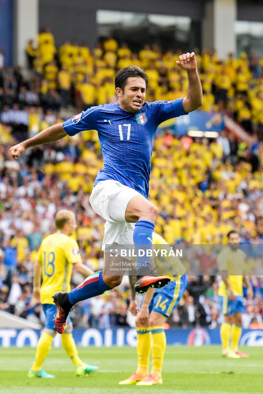 Italiens Eder jublar