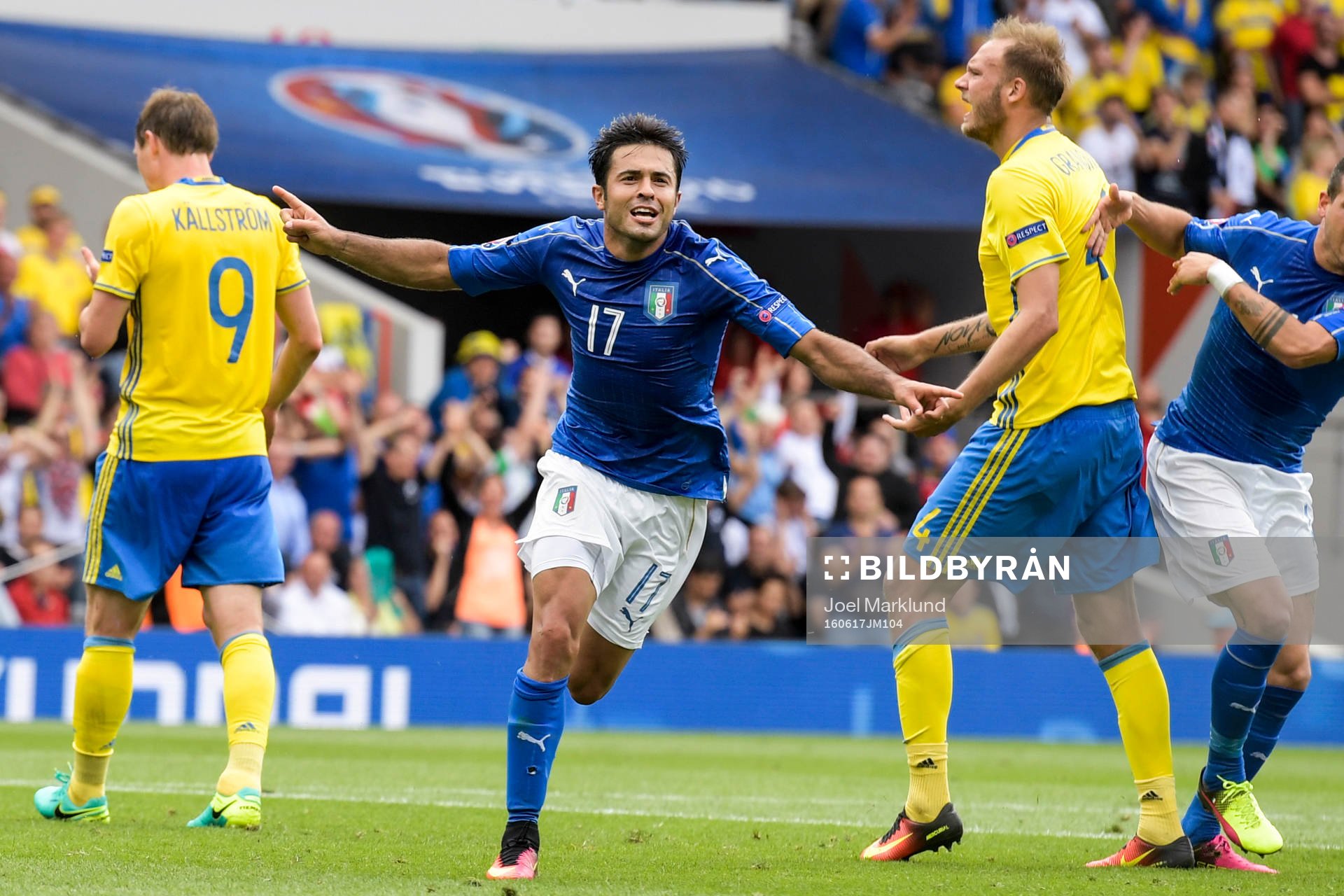 Italiens Eder jublar
