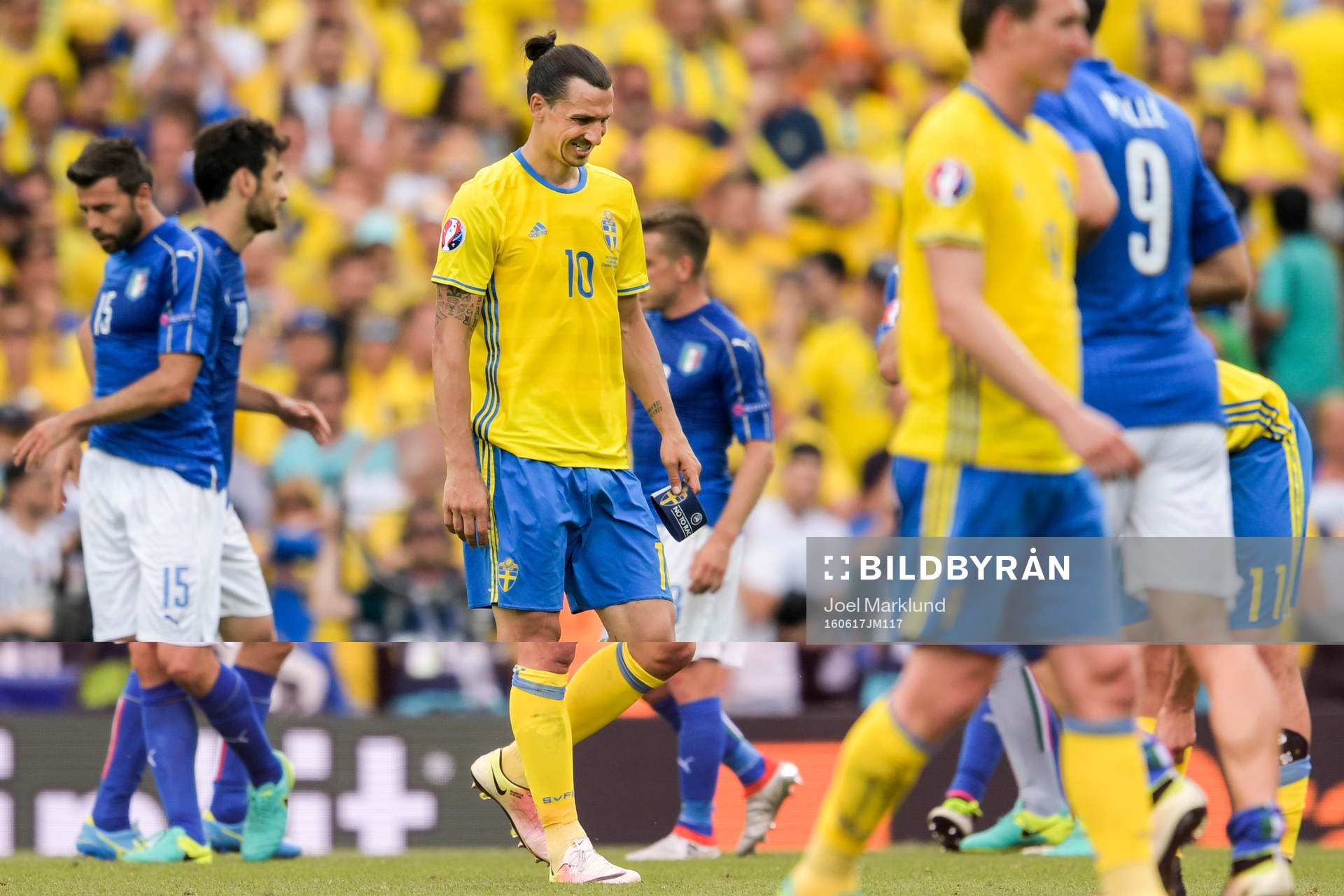 Sveriges Zlatan Ibrahimovic deppar