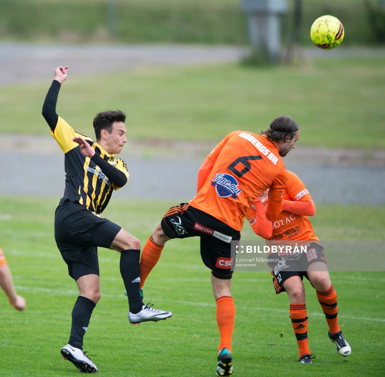 IFK Hässleholms Karim Al-Asi i matchen i division 2 mellan