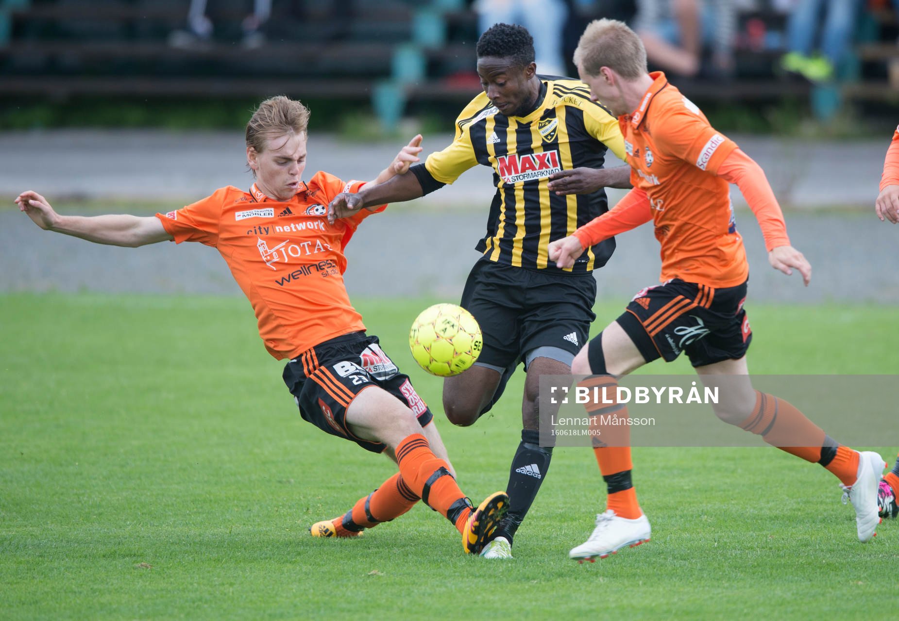 IFK Hässleholms Kojo Annor i matchen i division 2 mellan