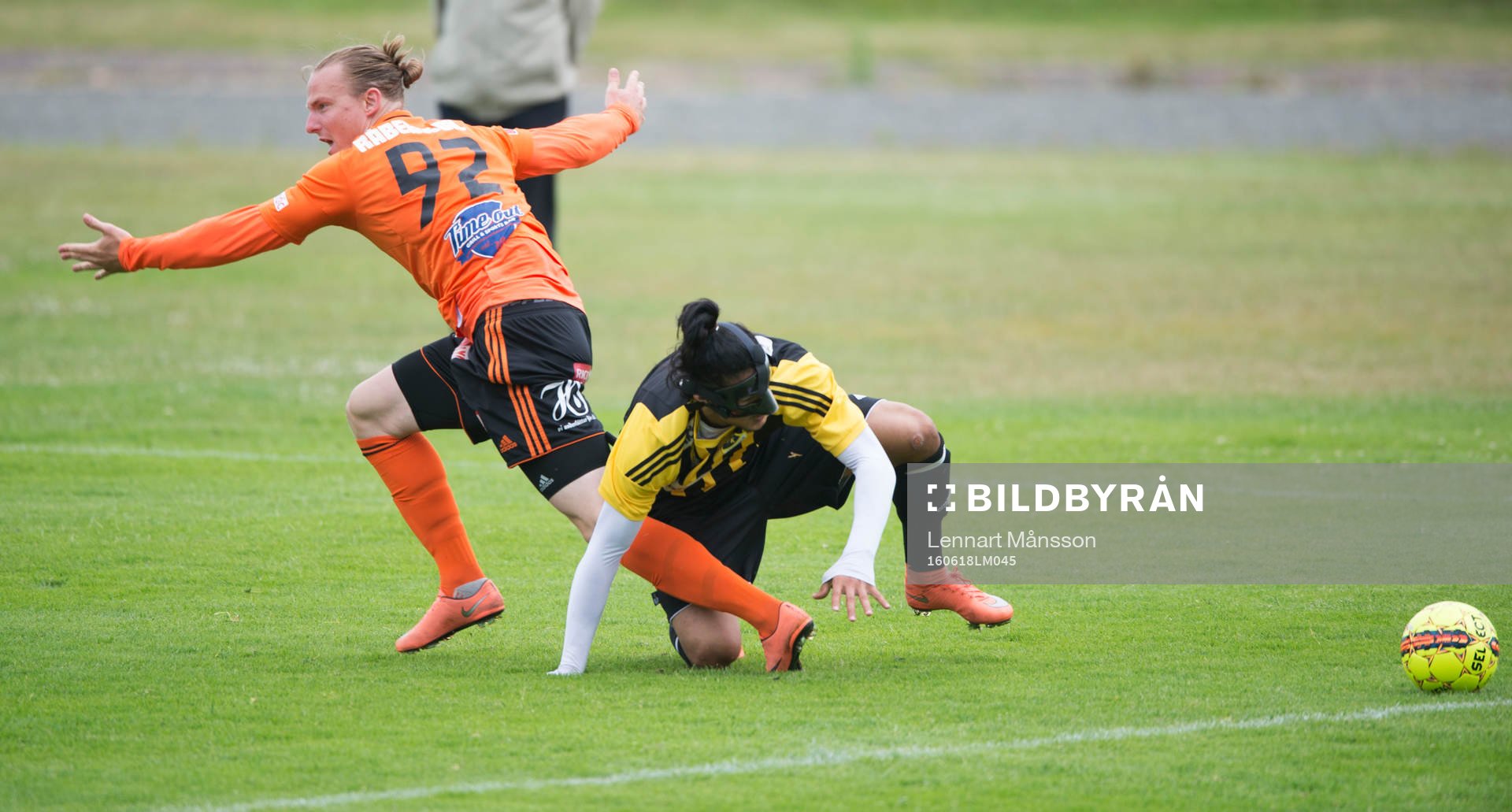 IFK Hässleholms Ameer Naseer i matchen i division 2 mellan