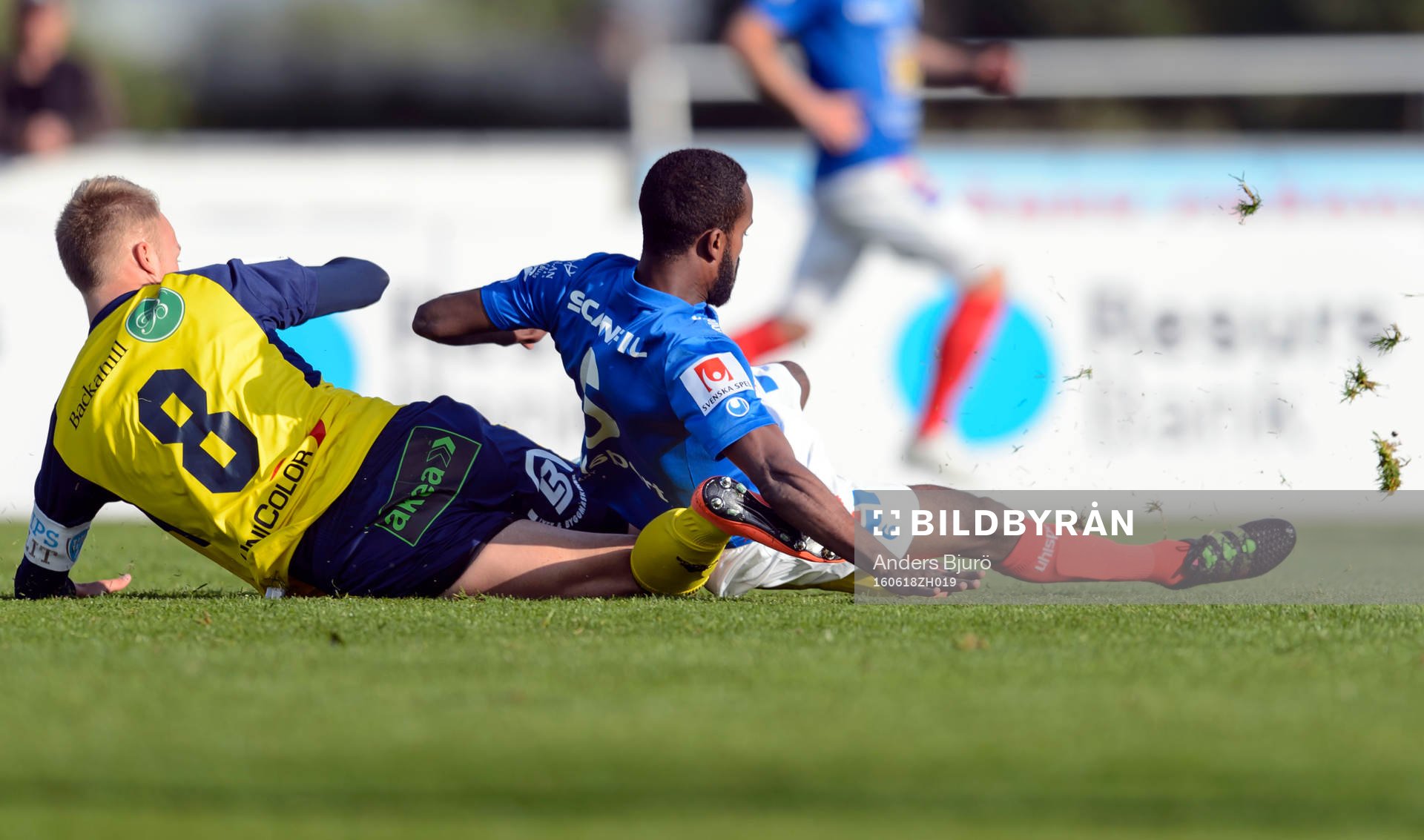Ängelholms Christian Ljungberg mot Åtvidabergs Ammar Ahmed