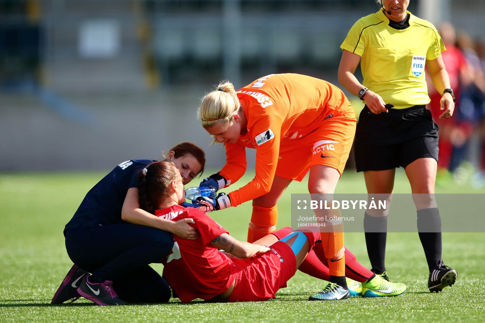 Eskilstunas Nathalie Björn skadad