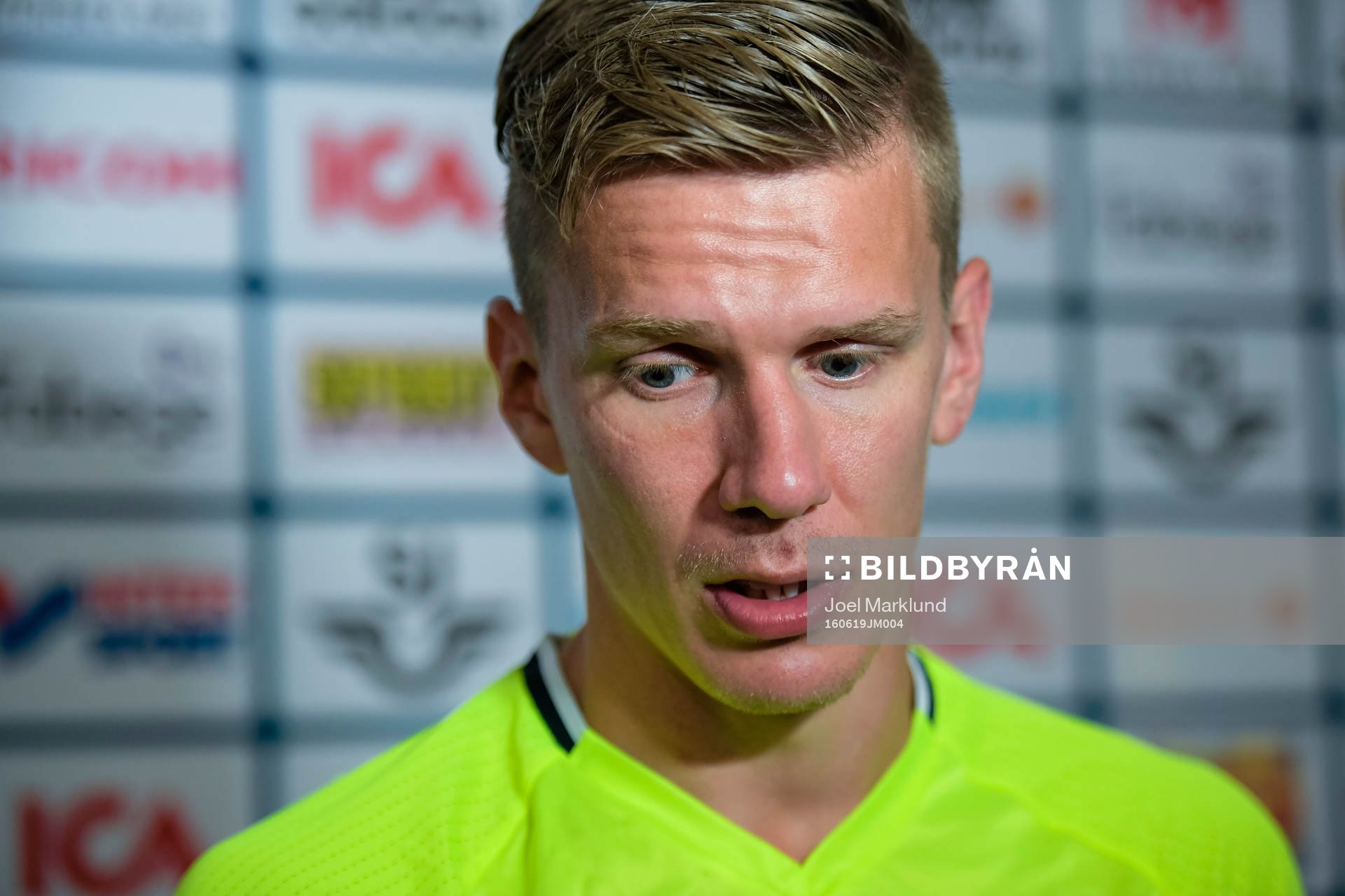 Sveriges Pontus Wernbloom på Sveriges fotbollslandslags